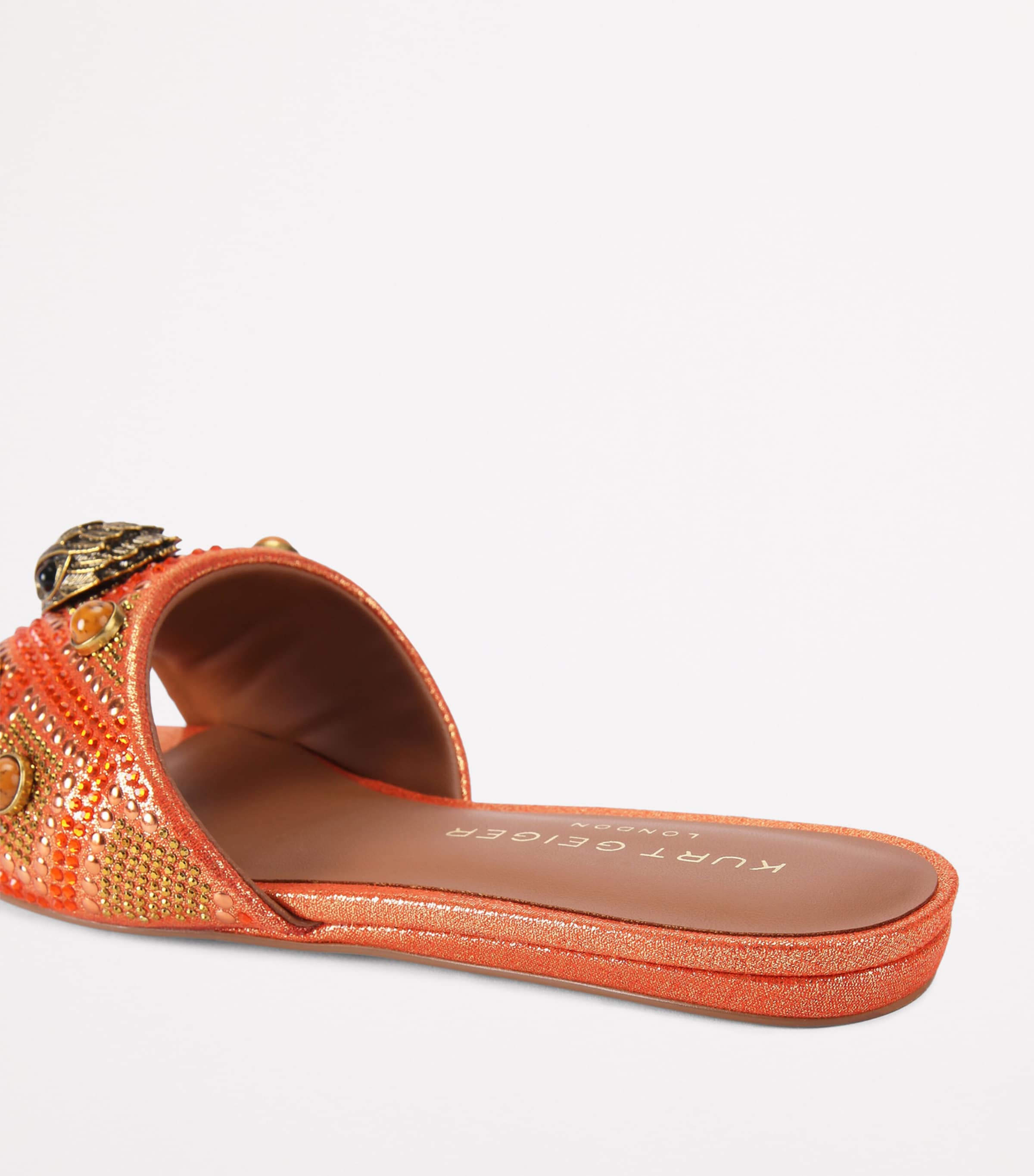 Kurt Geiger London Embellished Kensington Sandals Red Comb Image 2
