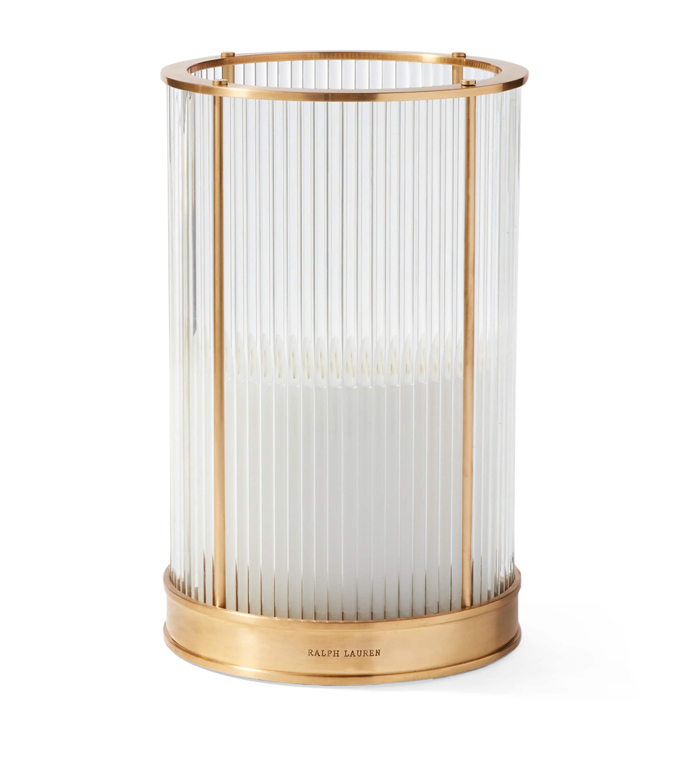 Ralph Lauren Home Medium Allen Hurricane (30.5cm) | Home Accessories | Candle Holders | Designers | Ralph Lauren | Ralph Lauren Home | Living Room