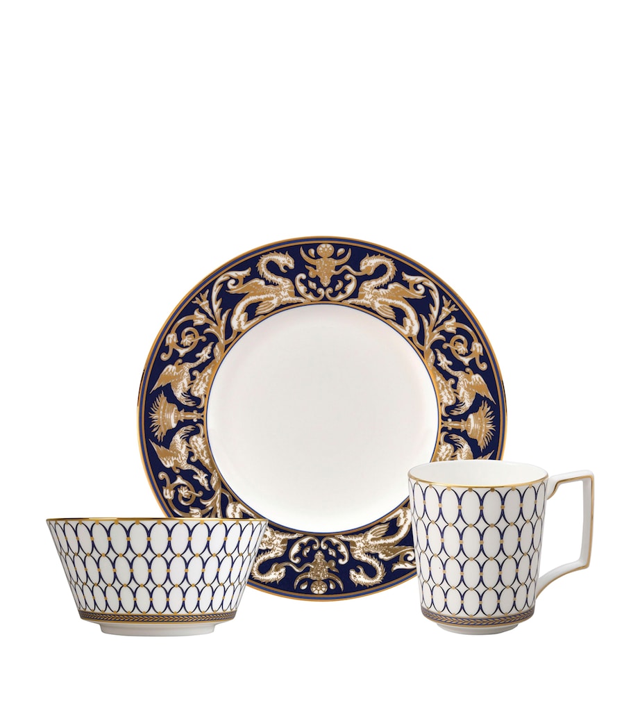 Wedgwood Renaissance Dining Set Blue Image 1