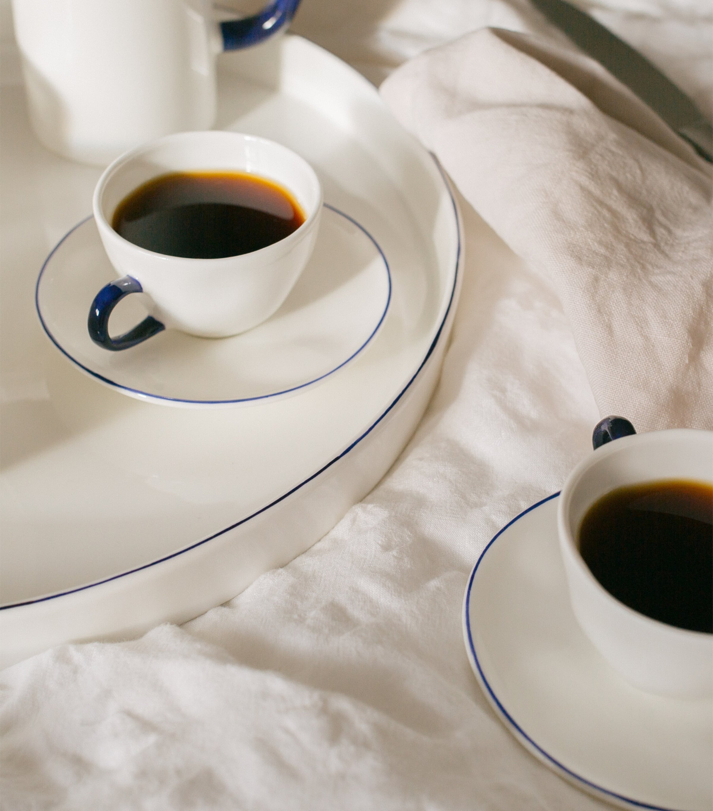 Fine Bone China Cobalt Round Tray (34cm) COBALT Image 2