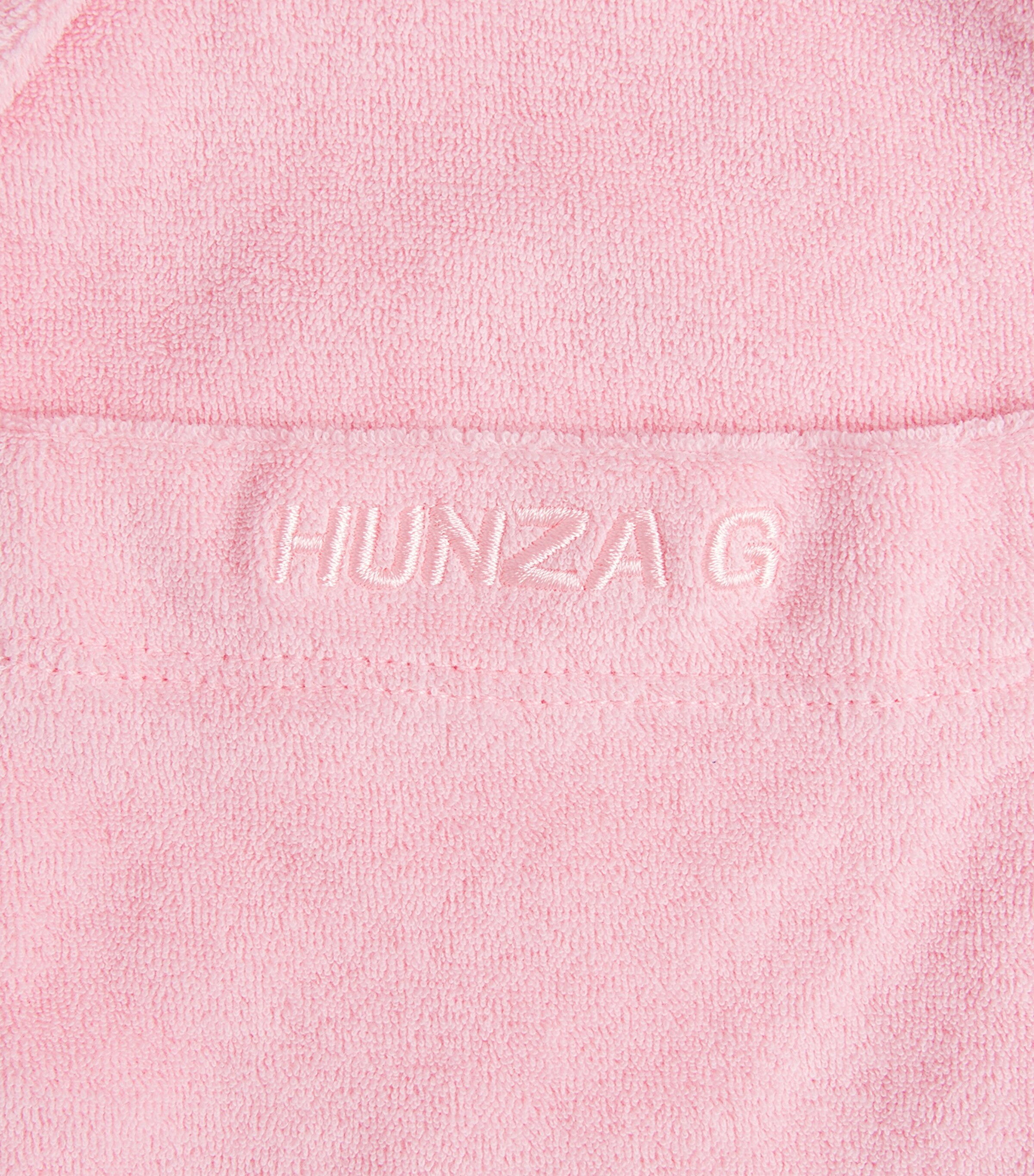 Hunza G Womens Towelling Resort Shirt Pink Image 6