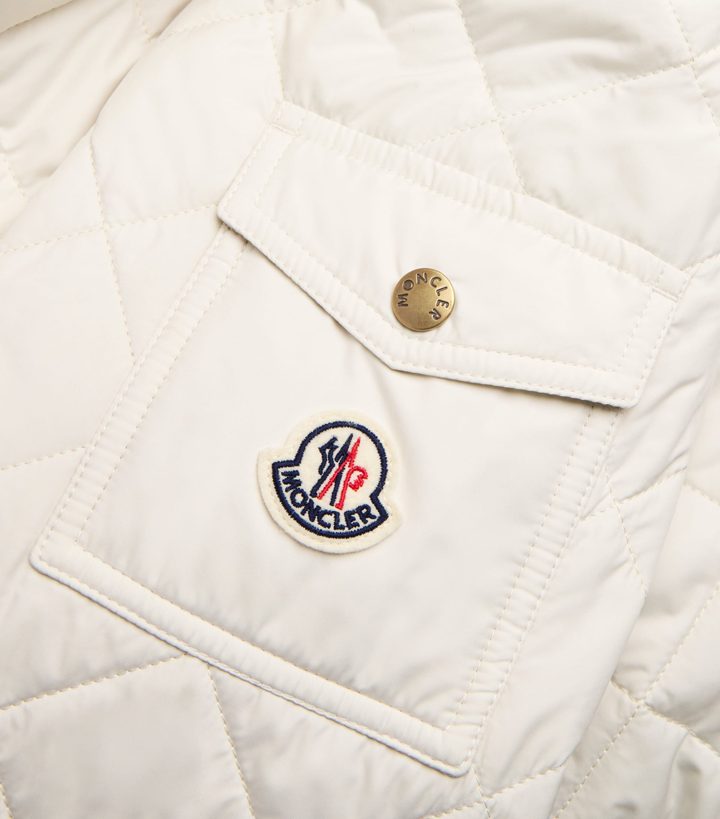 Moncler Diamond-Quilted Padded Chitre Shirt Jacket | Harrods UK
