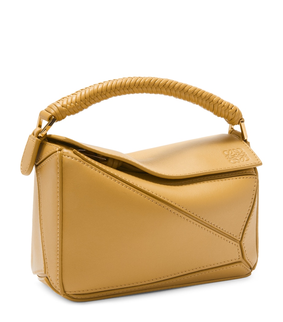 LOEWE Mini Leather Puzzle Top-Handle Bag Sahara Image 1
