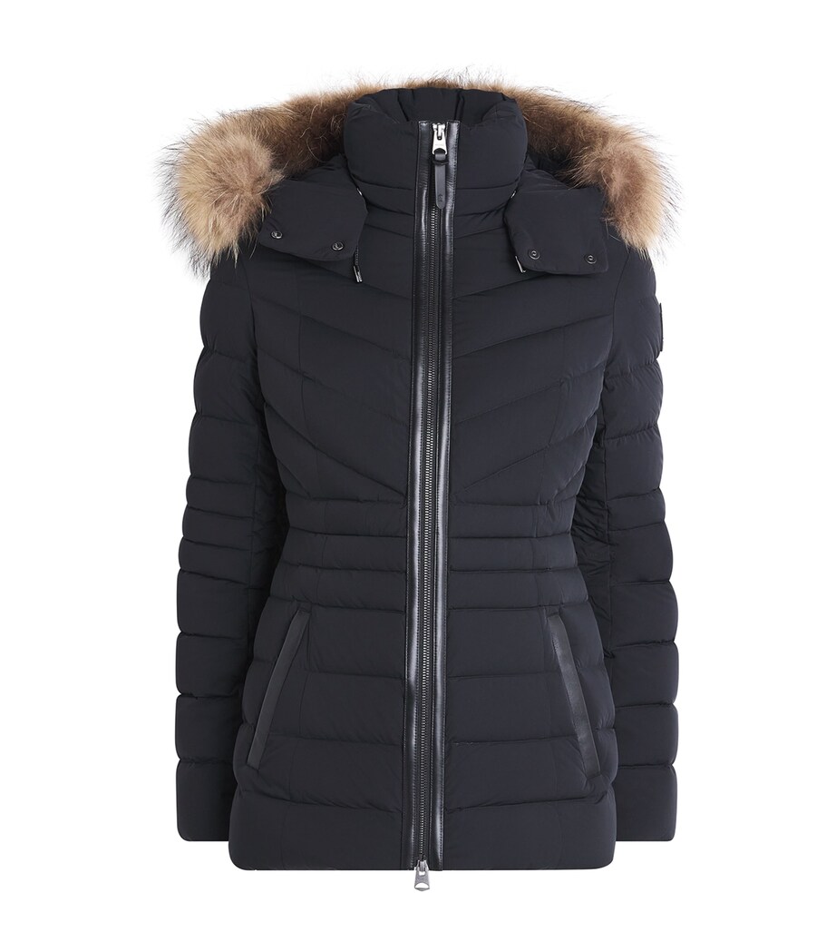 Down-Padded Patsy-F Quilted Jacket BLACK Image 1