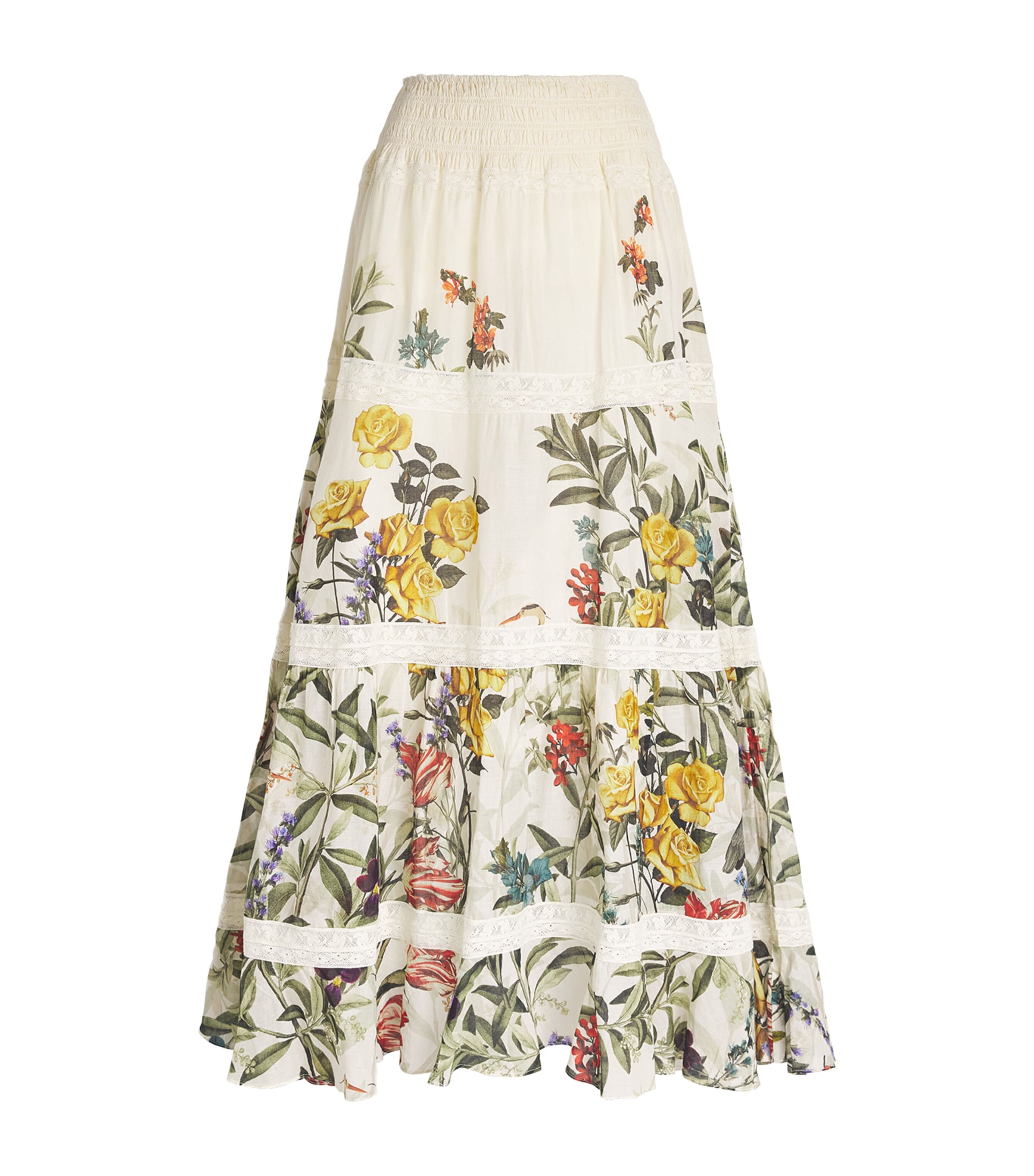 Alice+Olivia Womens Cotton Stevie Maxi Dress Dsrt Sprgs Vnla Image 1