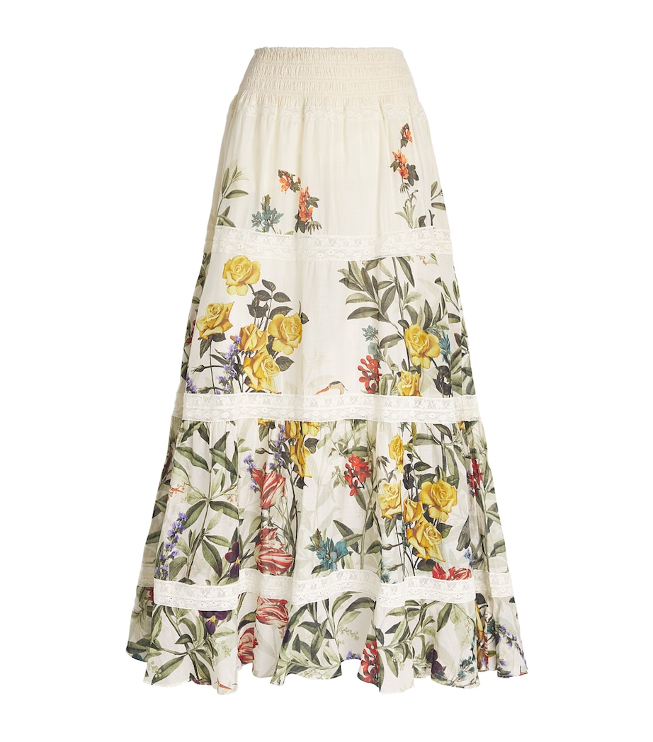 Alice+Olivia Womens Cotton Stevie Maxi Dress Dsrt Sprgs Vnla Image 1