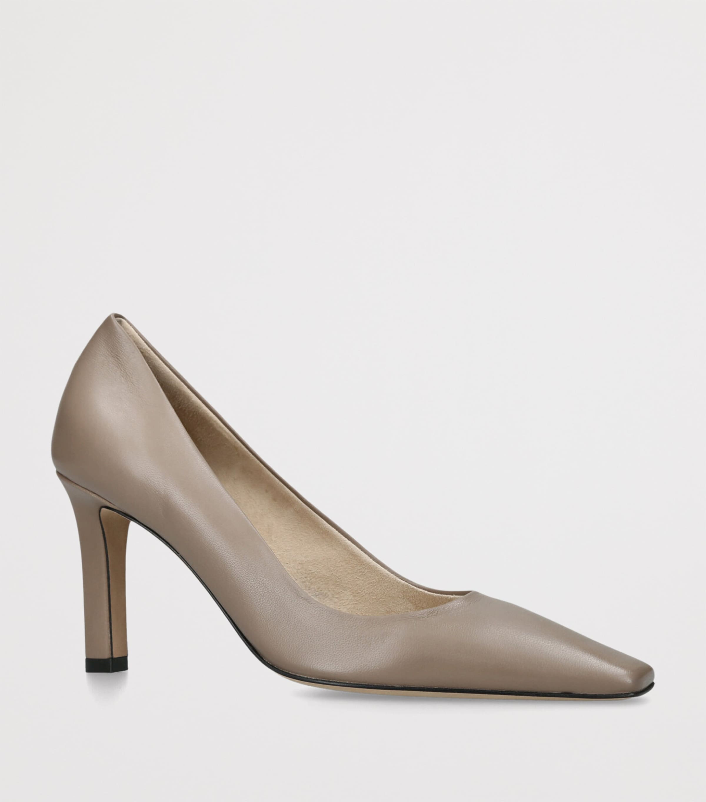 Carla Leather Pumps 80 BEIGE Image 3