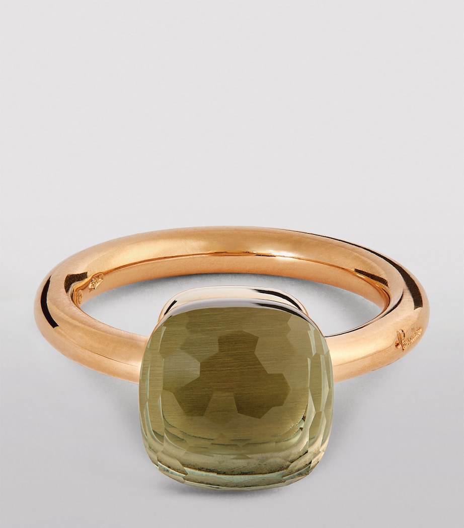 Mixed Gold and Prasiolite Nudo Classic Ring 000PA Image 3