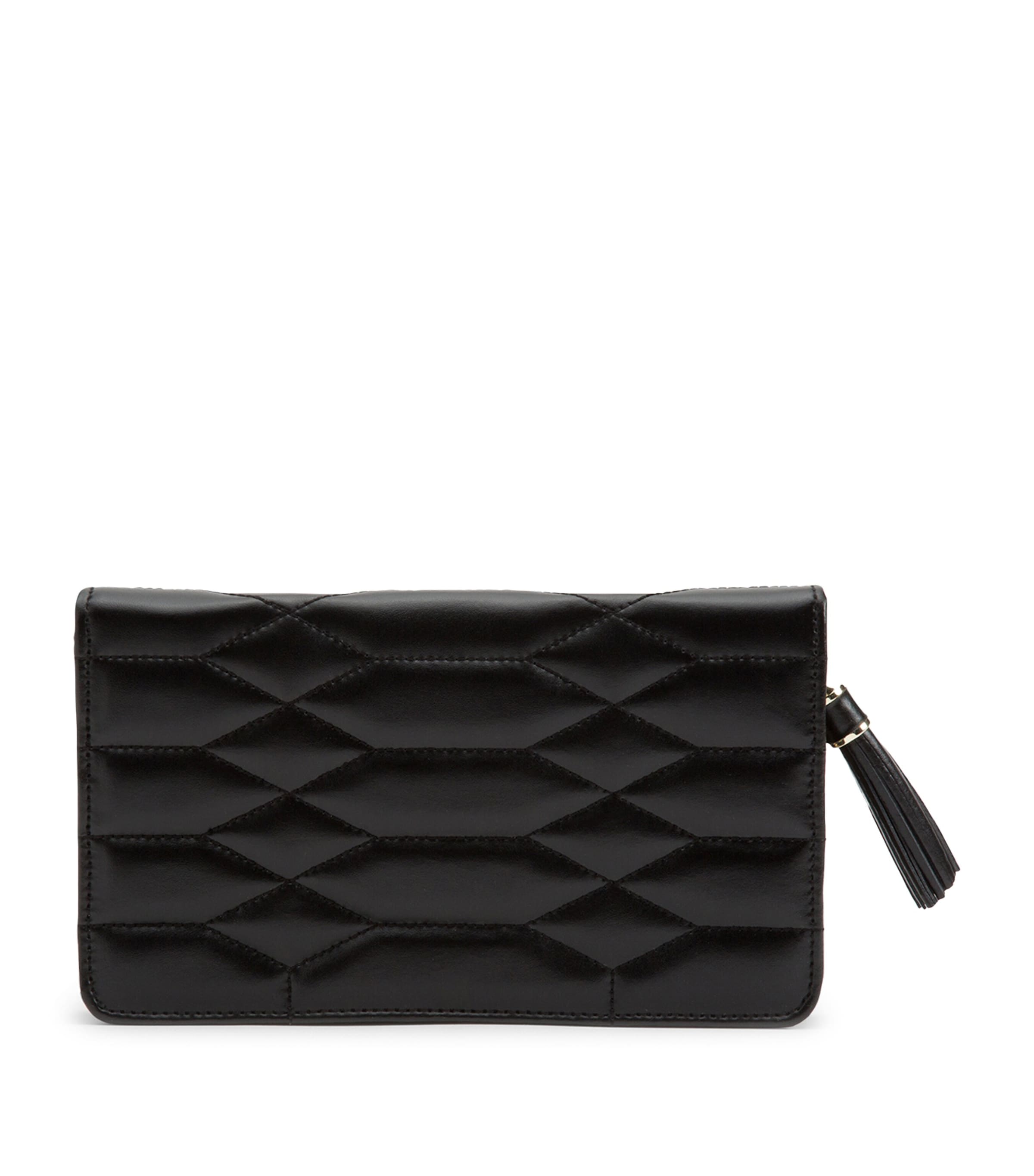 Wolf Leather Caroline Jewellery Portfolio In Black