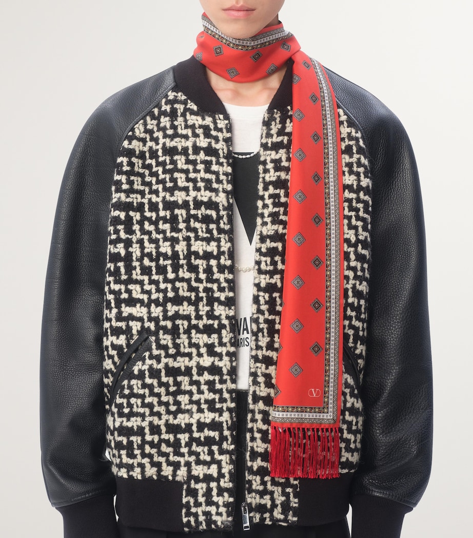 Silk Printed Scarf RDN Image 3