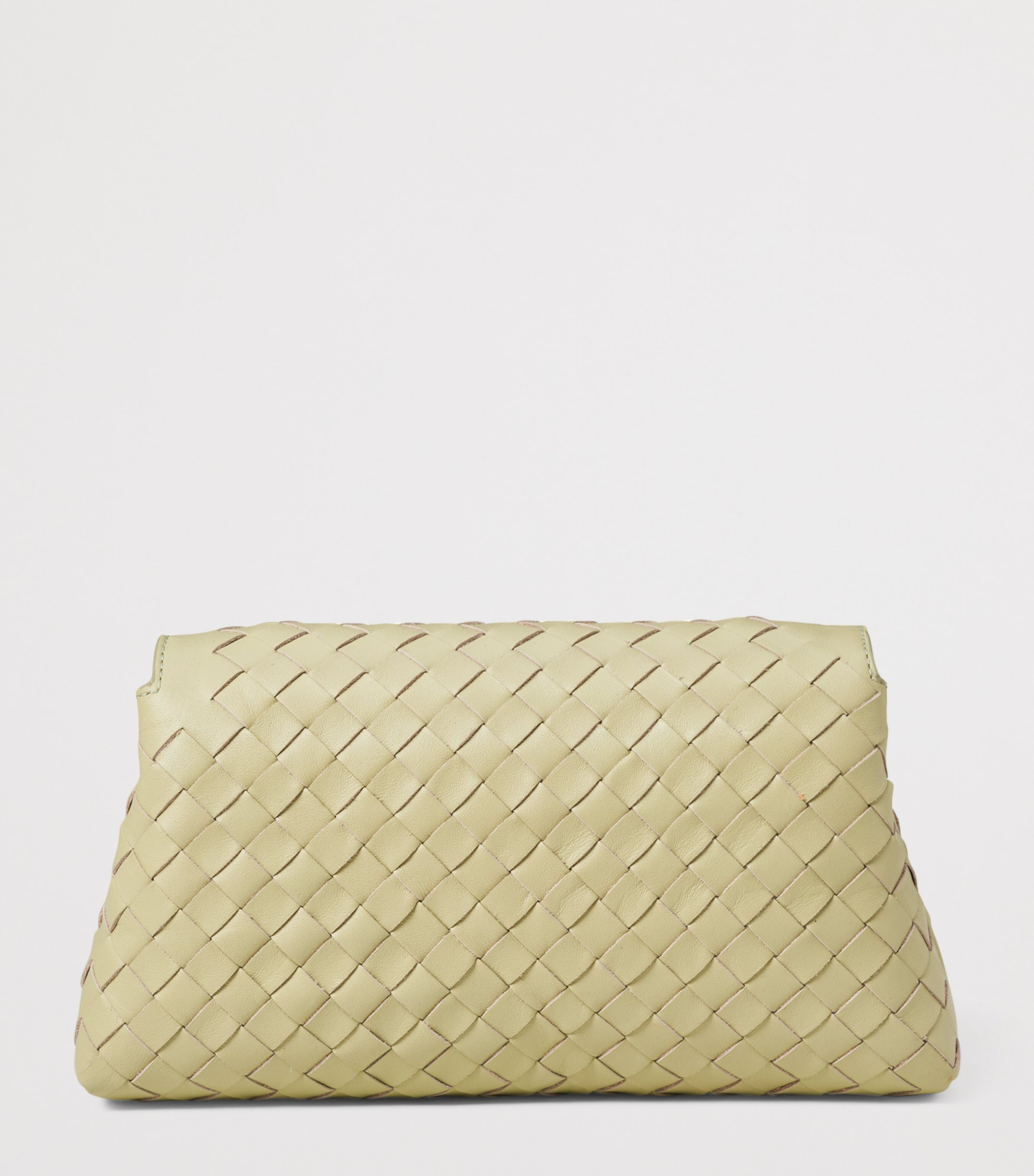 Aspinal Of London Leather Clutch Bag Pistachio Image 3