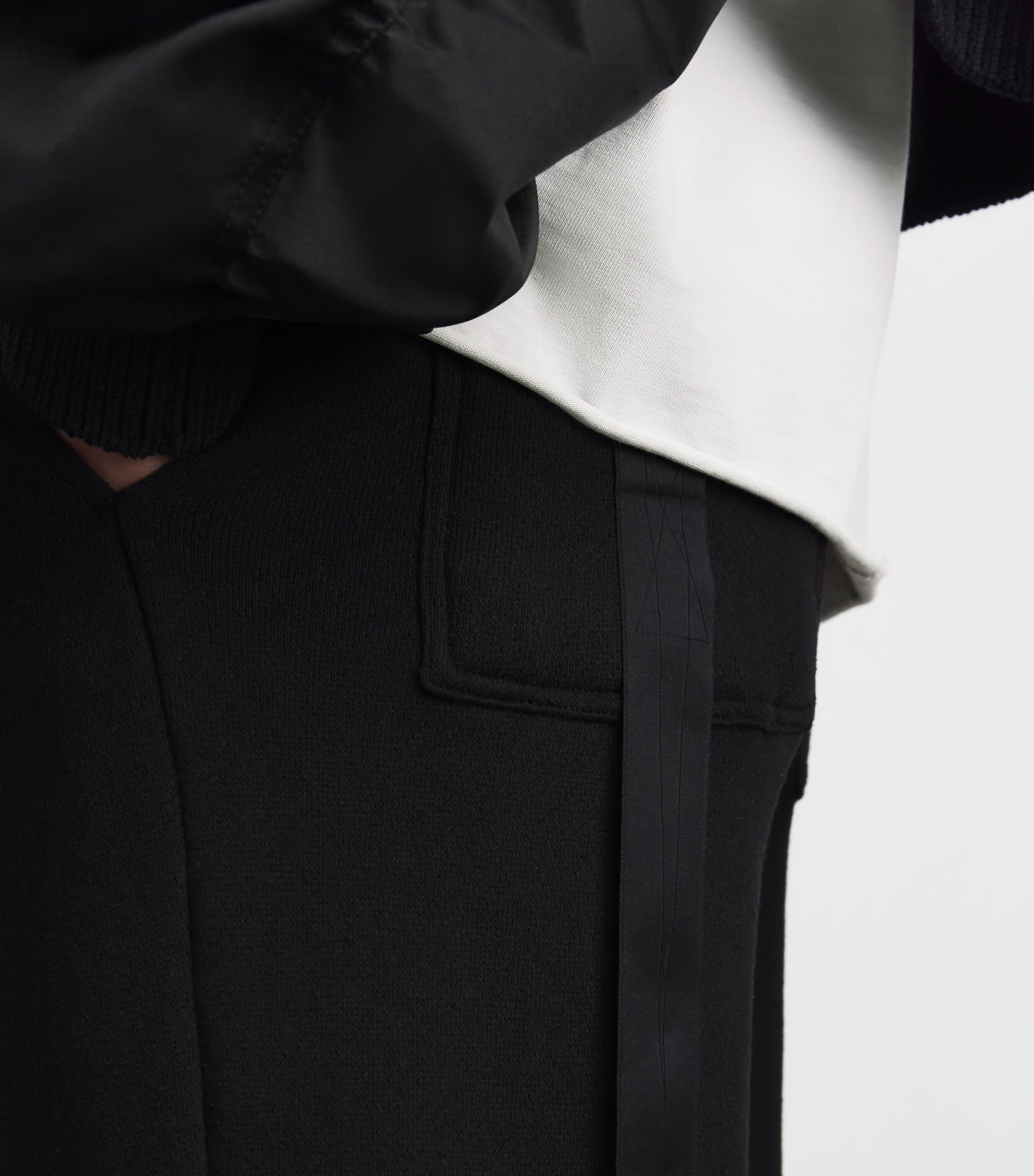 Rick Owens Mens Organic Cotton Crew-Neck Sweatshirt Milk Wash Image 3