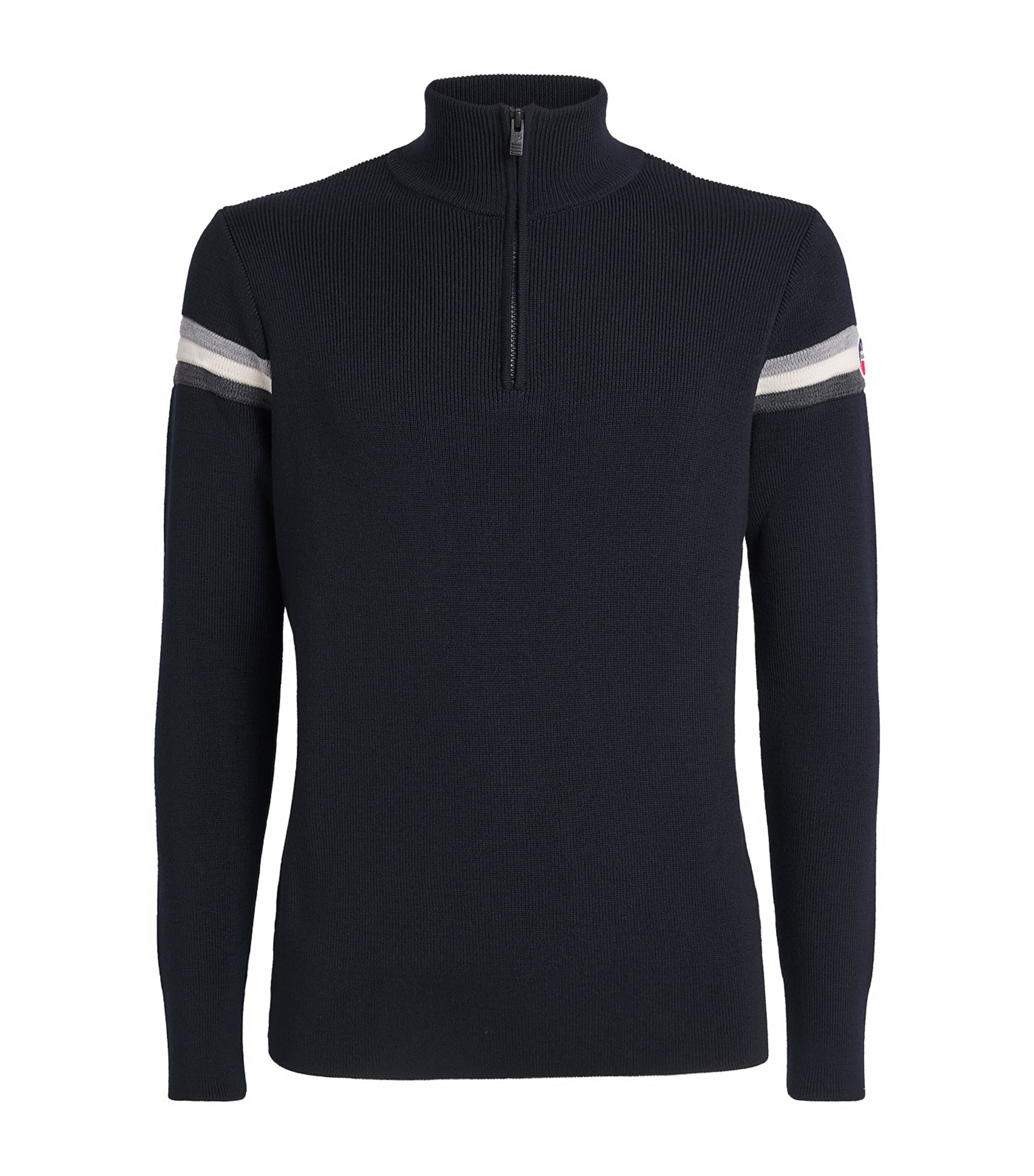 Merino Wengen Sweater 65602 MARIN/SILICE Image 1