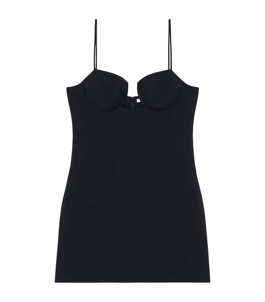 Givenchy Womens Cutaway Mini Dress Black Image 1