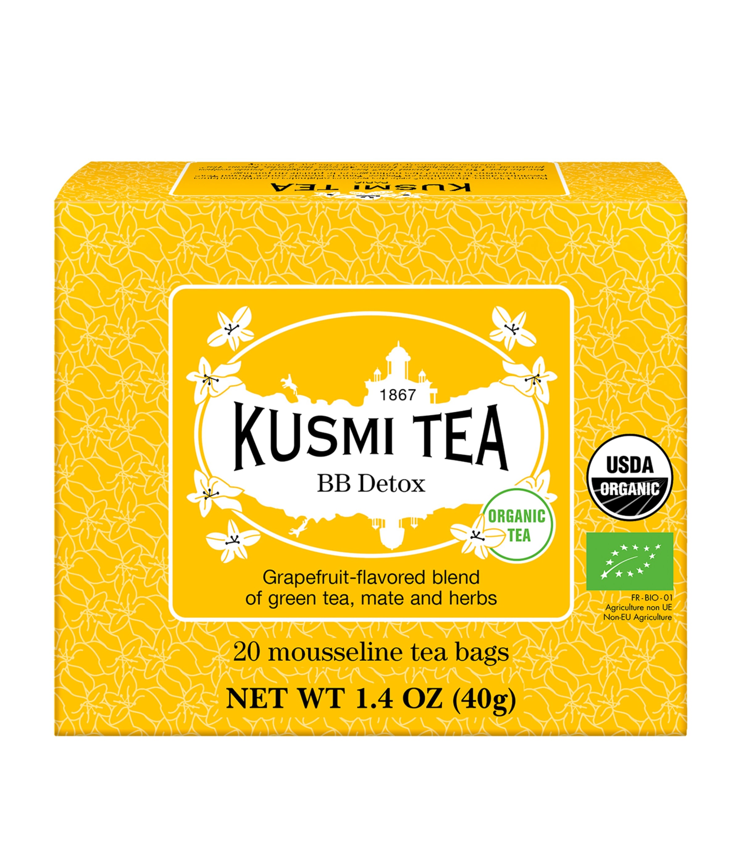 Kusmi Organic BB Detox Tea (20 Tea Bags) Image 1