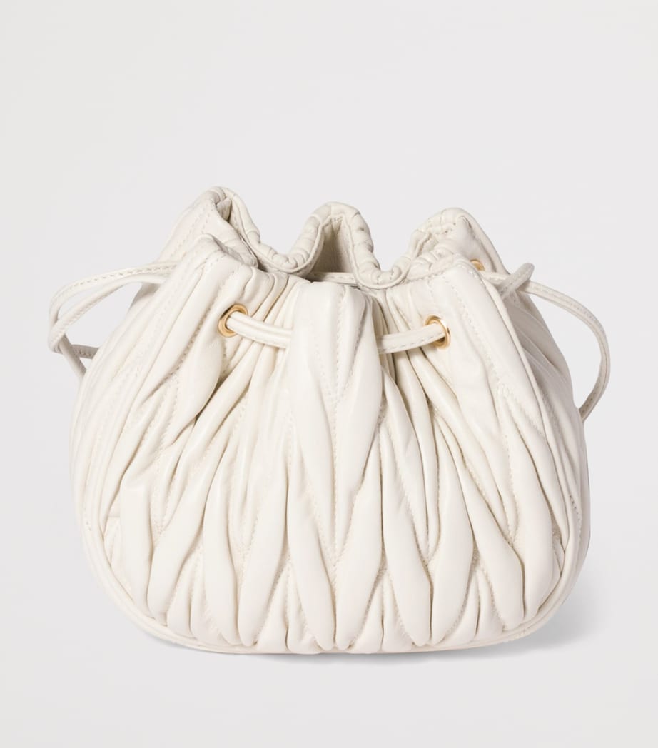 Matelassé Nappa Leather Pouch F0009 Image 3