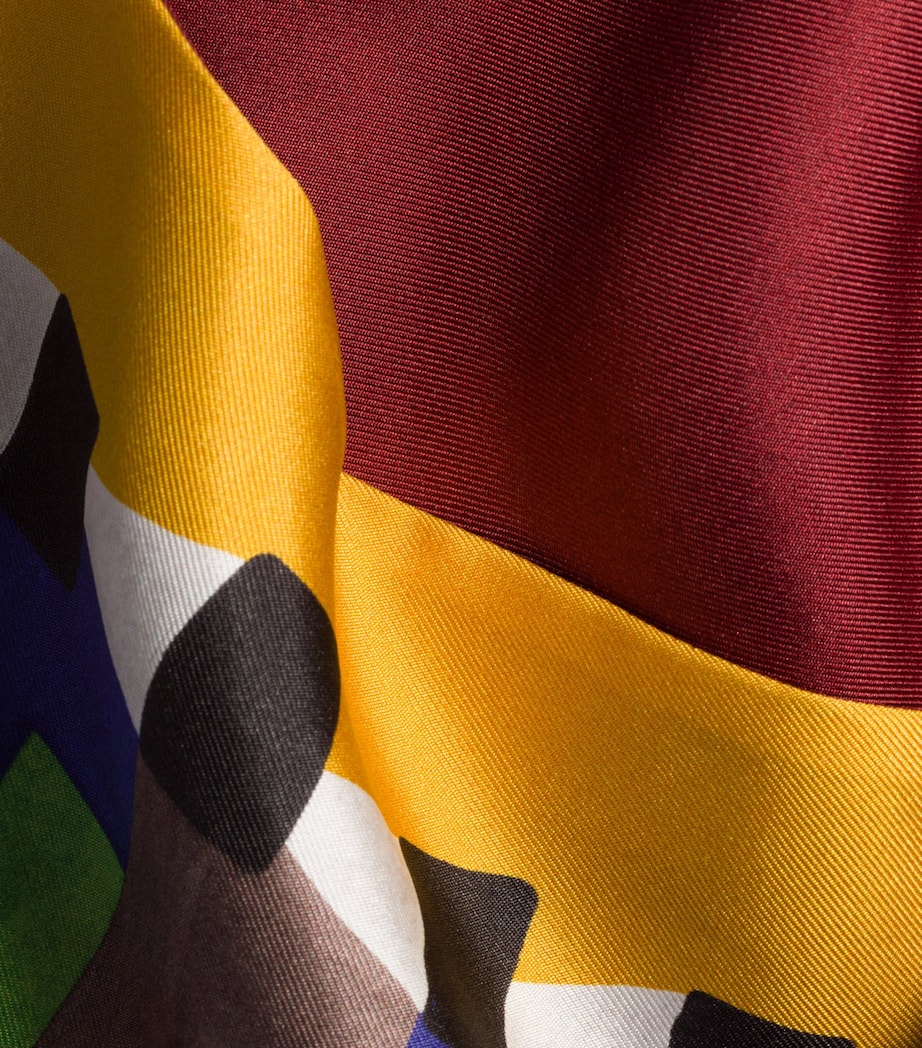 Miu Miu Silk Printed Scarf Image 4