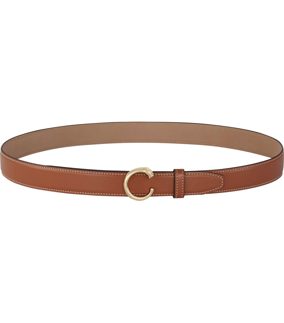 Cartier Medium Leather Panthère de Cartier Belt (85cm) Caramel Image 1