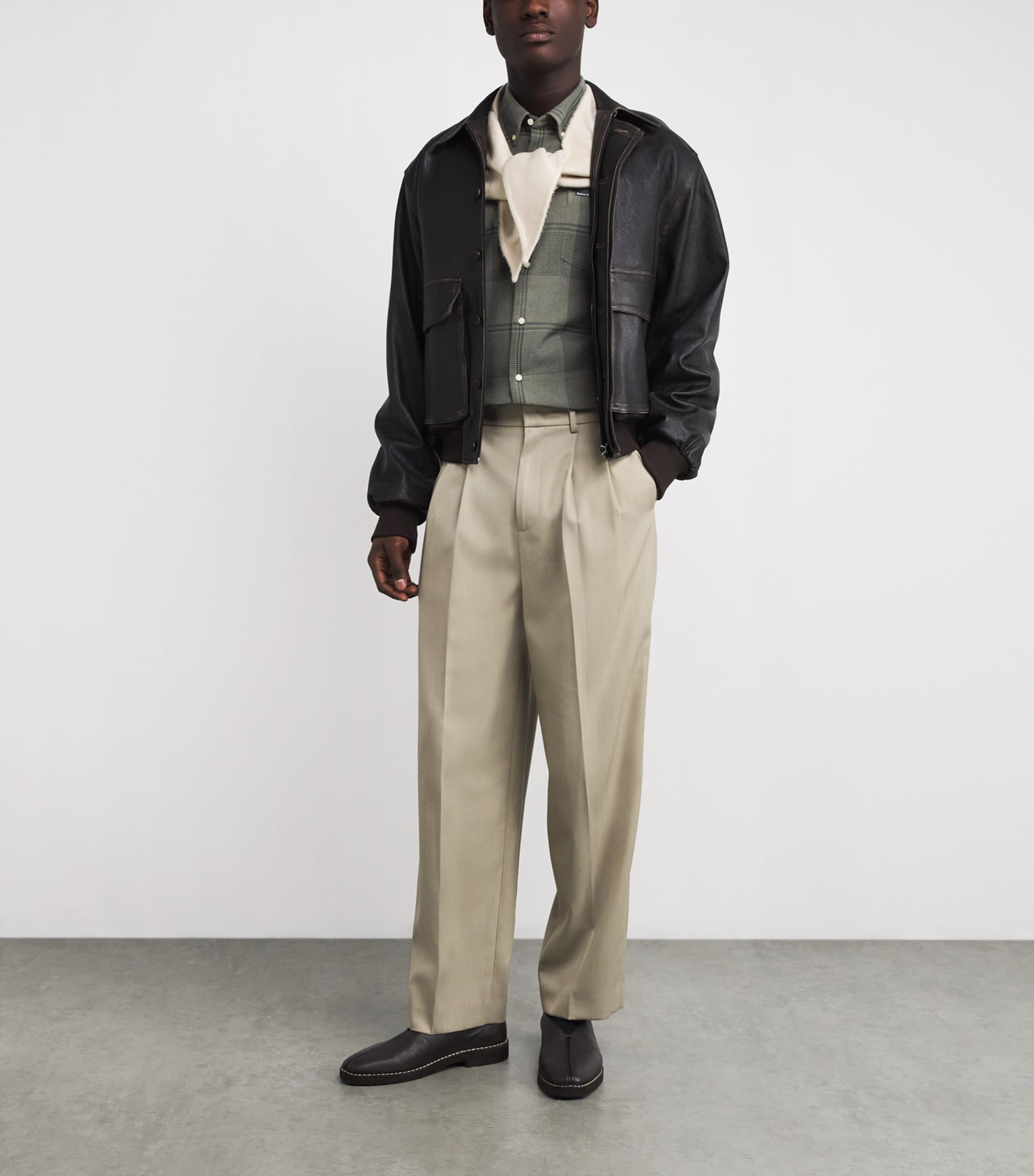 Cotton Heaney Shirt OL51 OLIVE Image 2