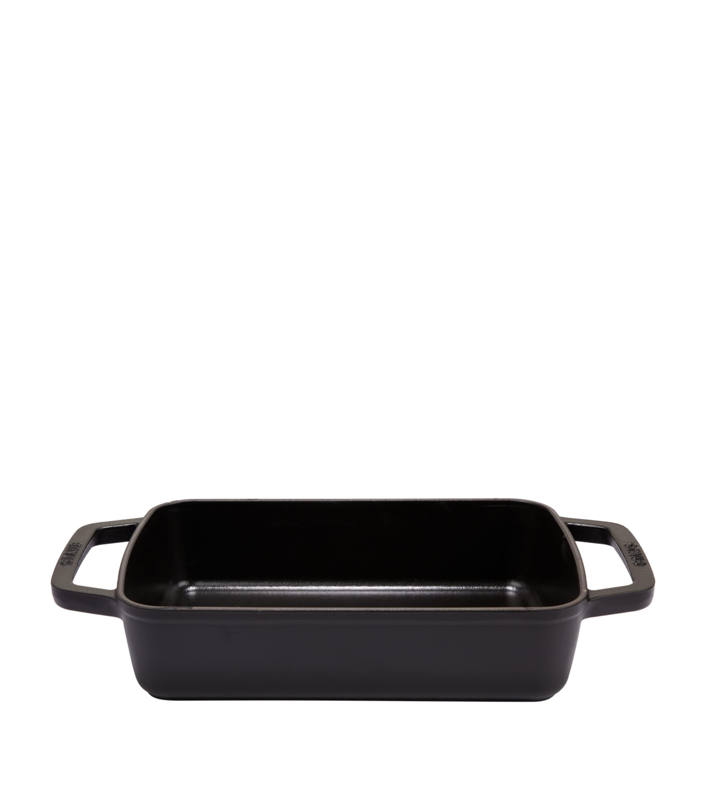 Staub Rectangular Baking Dish In Black
