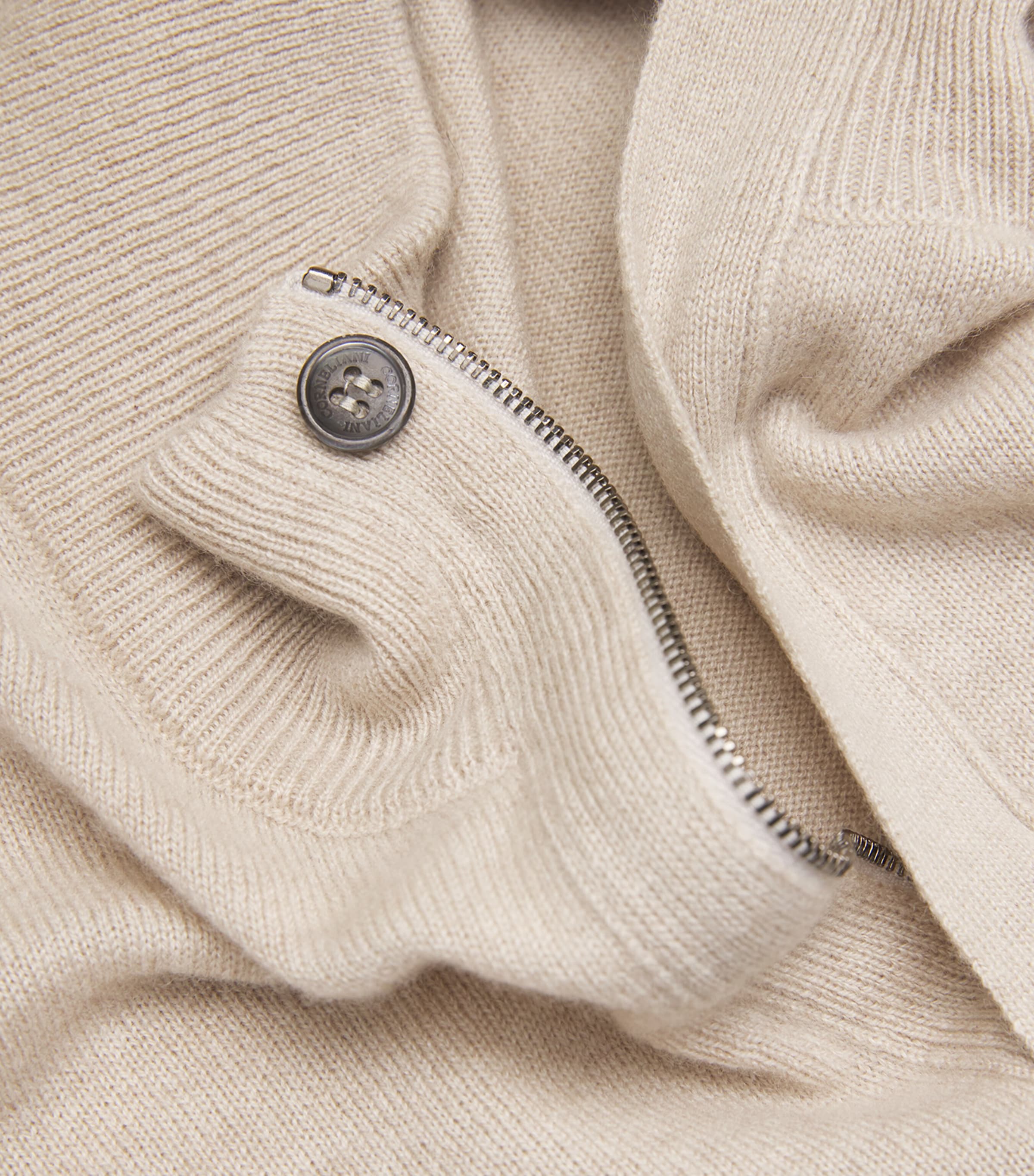 Cashmere High-Neck Sweater 038 NATURAL BEIGE Image 5