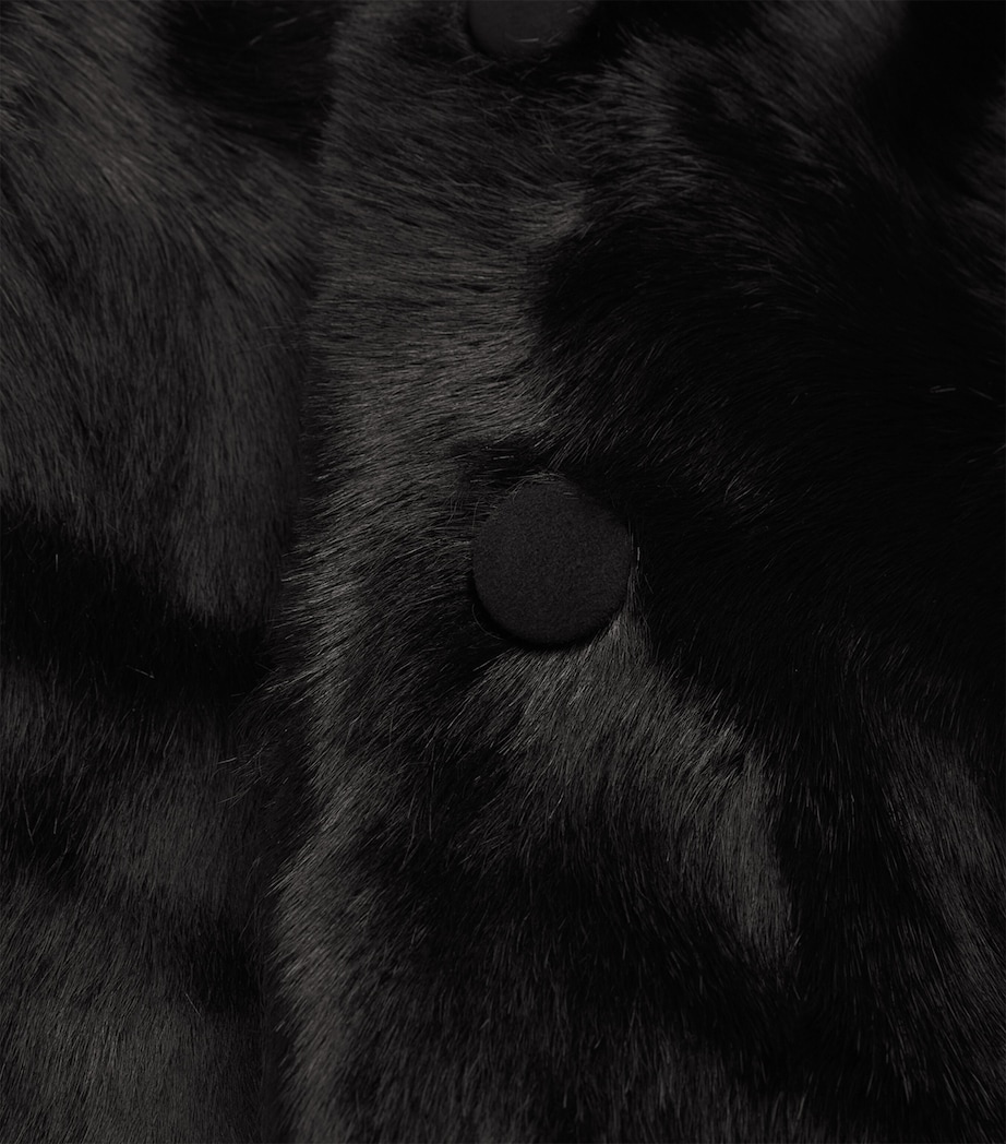 Cowhide Hackney Car Coat DBLK BLACK Image 5