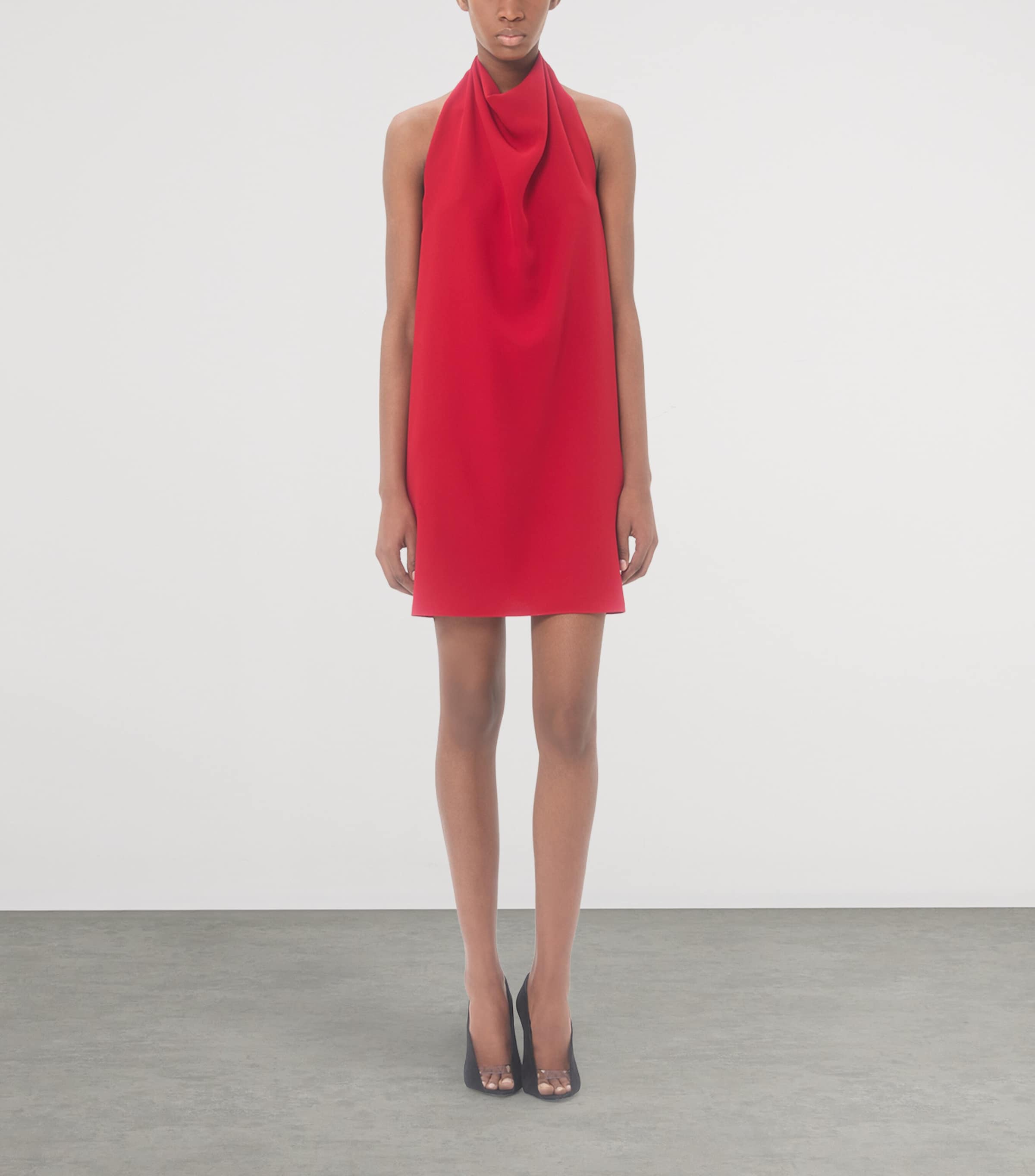 Valentino Womens Silk Halterneck Mini Dress Image 5