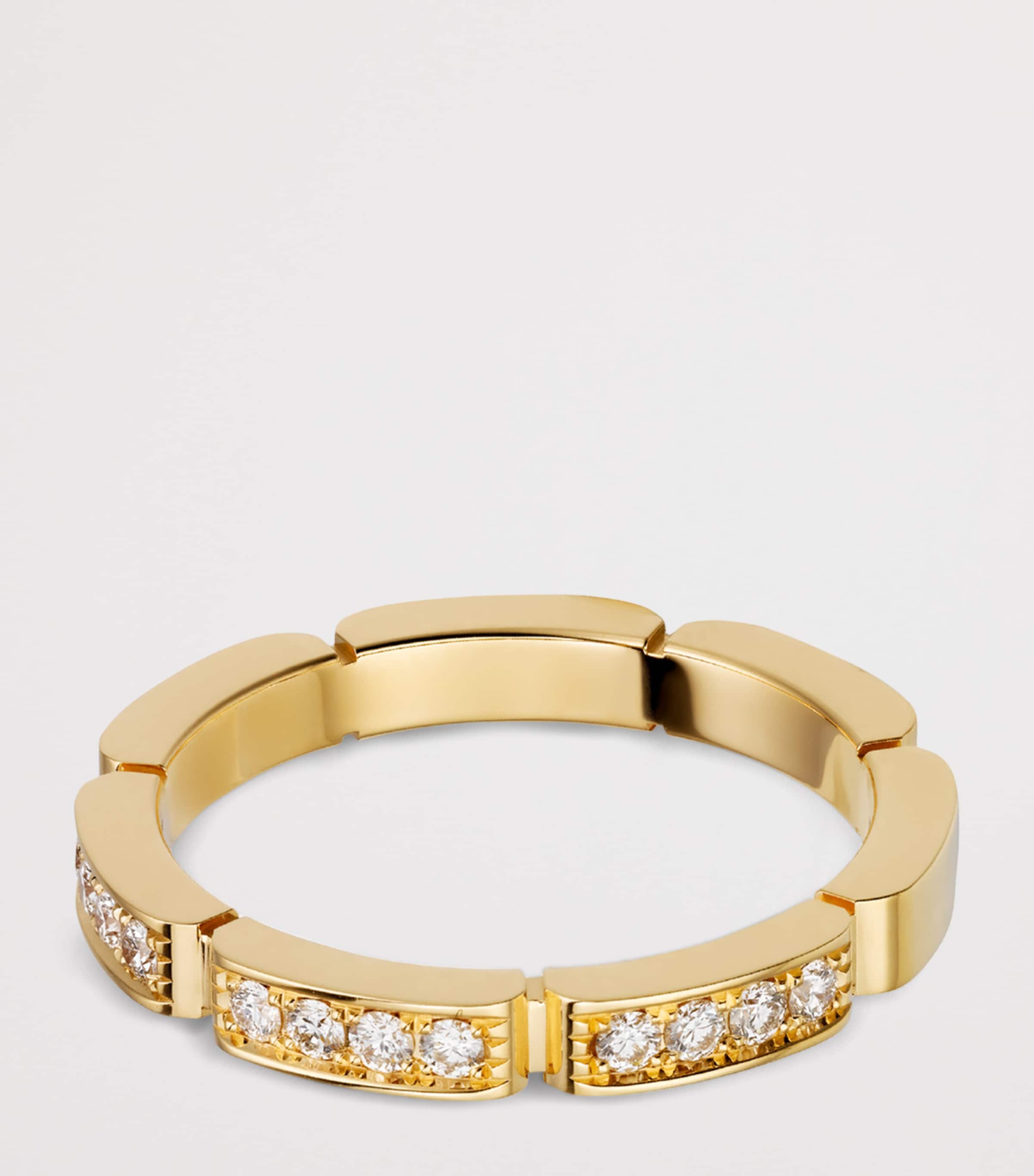 Cartier Yellow Gold and Diamond Maillon Panthère Wedding Band Yellow Gold Image 4