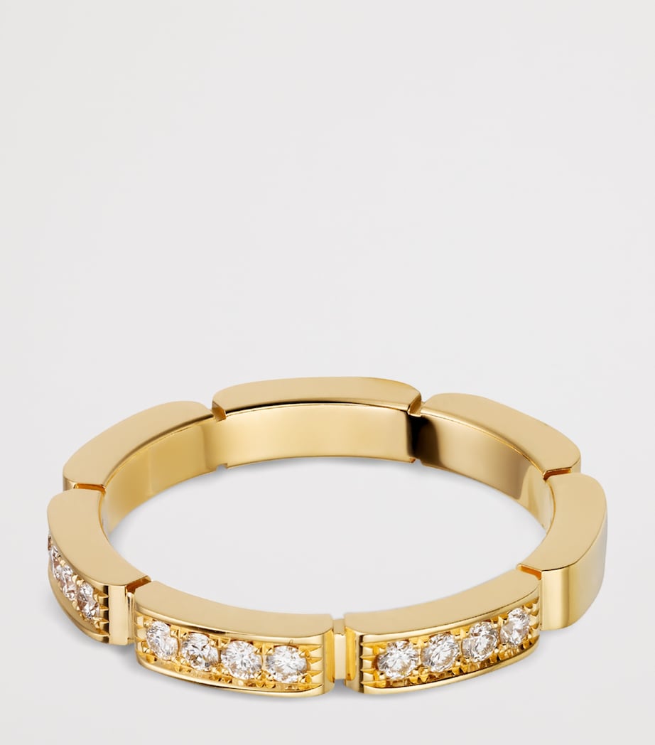Cartier Yellow Gold and Diamond Maillon Panthère Wedding Band Yellow Gold Image 4