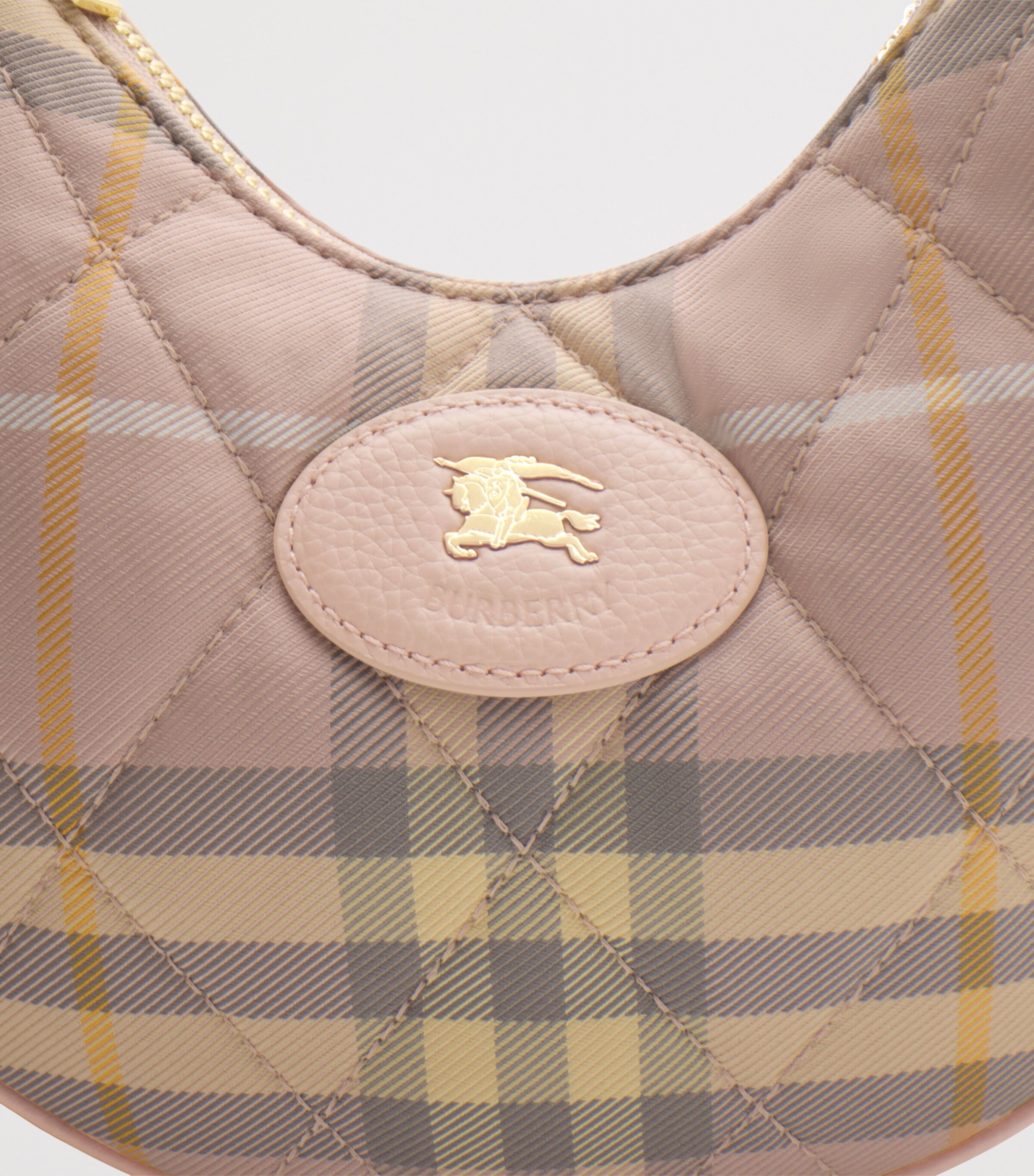 Check Horseshoe Cross-Body Bag TEACUP Image 8