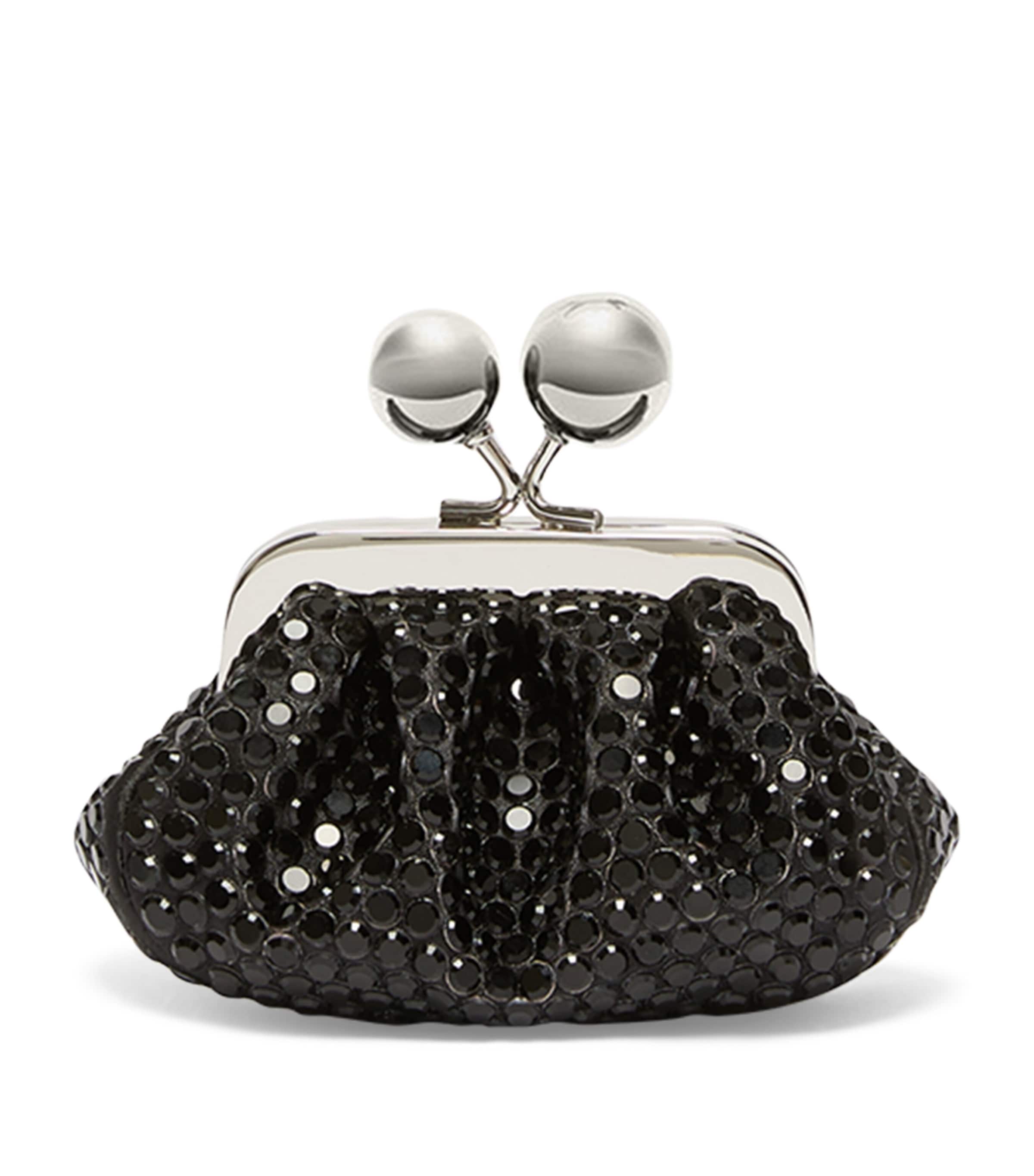 Weekend Max Mara Mini Embellished Pasticcino Clutch Bag Dark Grey Image 1