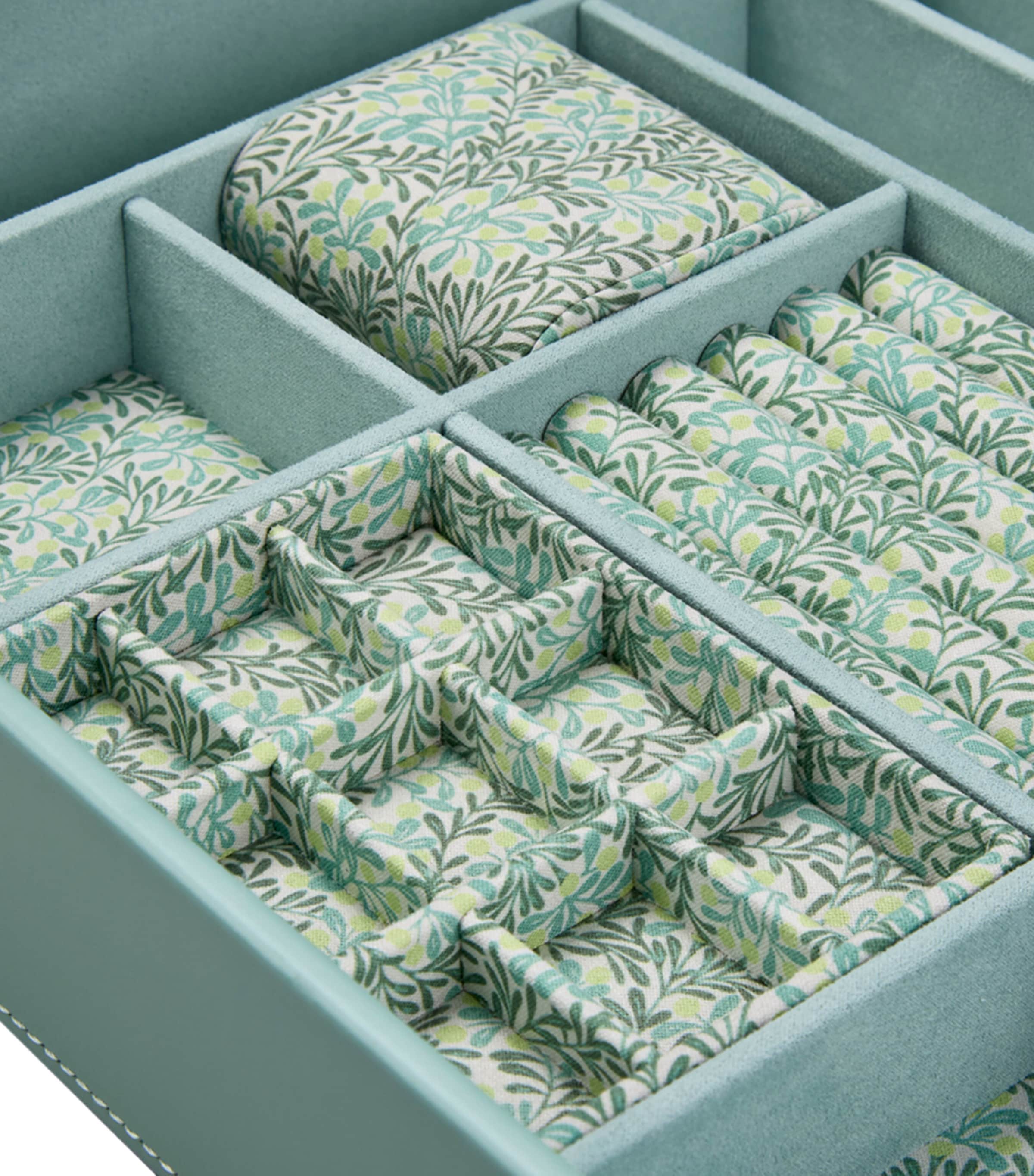 WOLF x Fiona Howard Sophia Jewellery Travel Case Jade Fruit Botanical Image 5