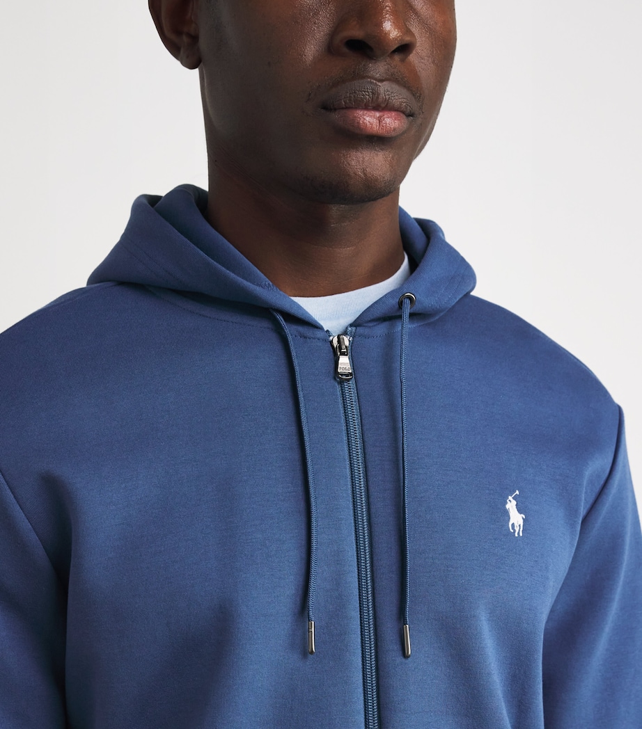Tech Knit Zip-Up Hoodie BLUE Image 6