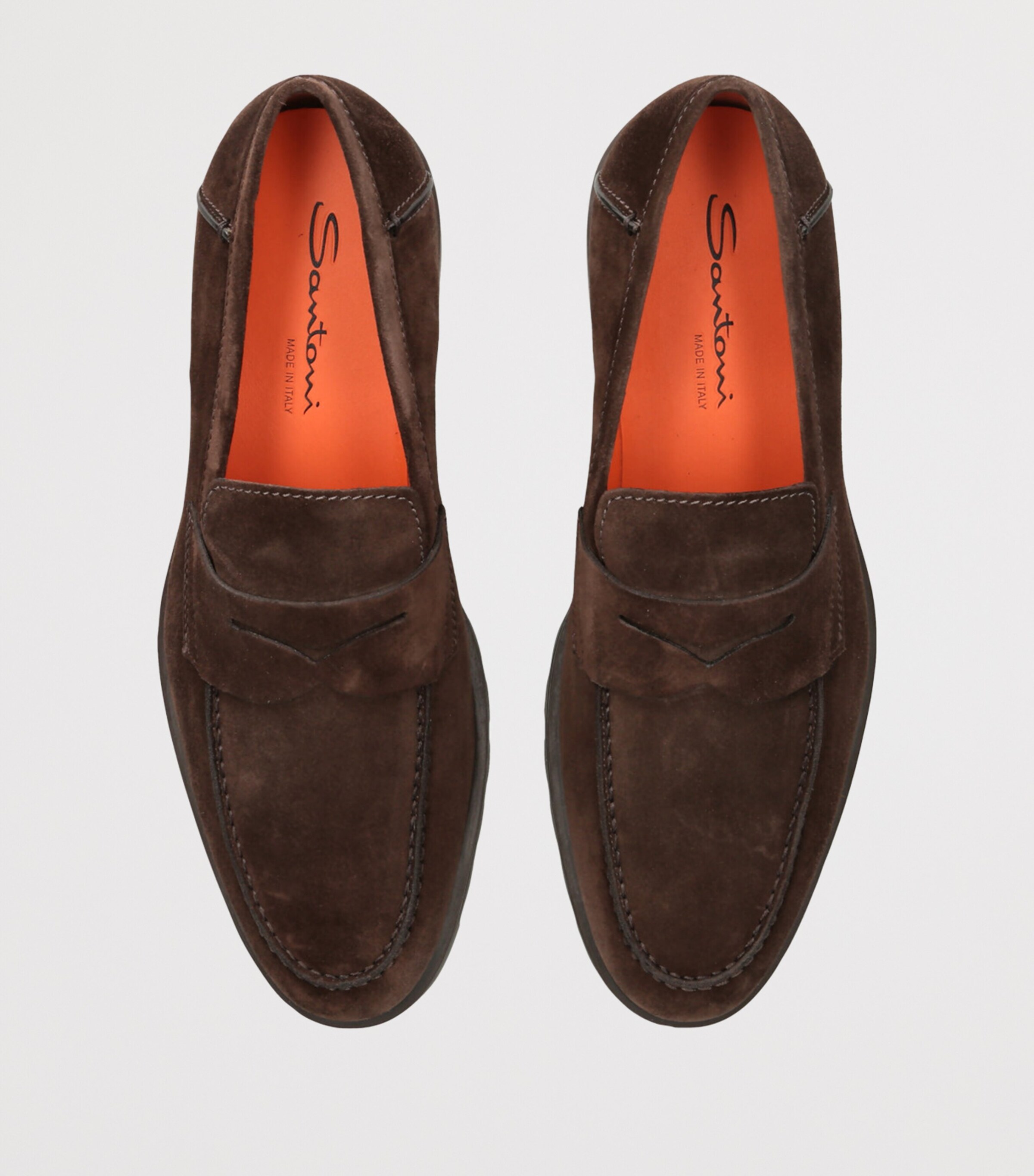 Suede Detroit Roccia Loafers DARK BROWN Image 4