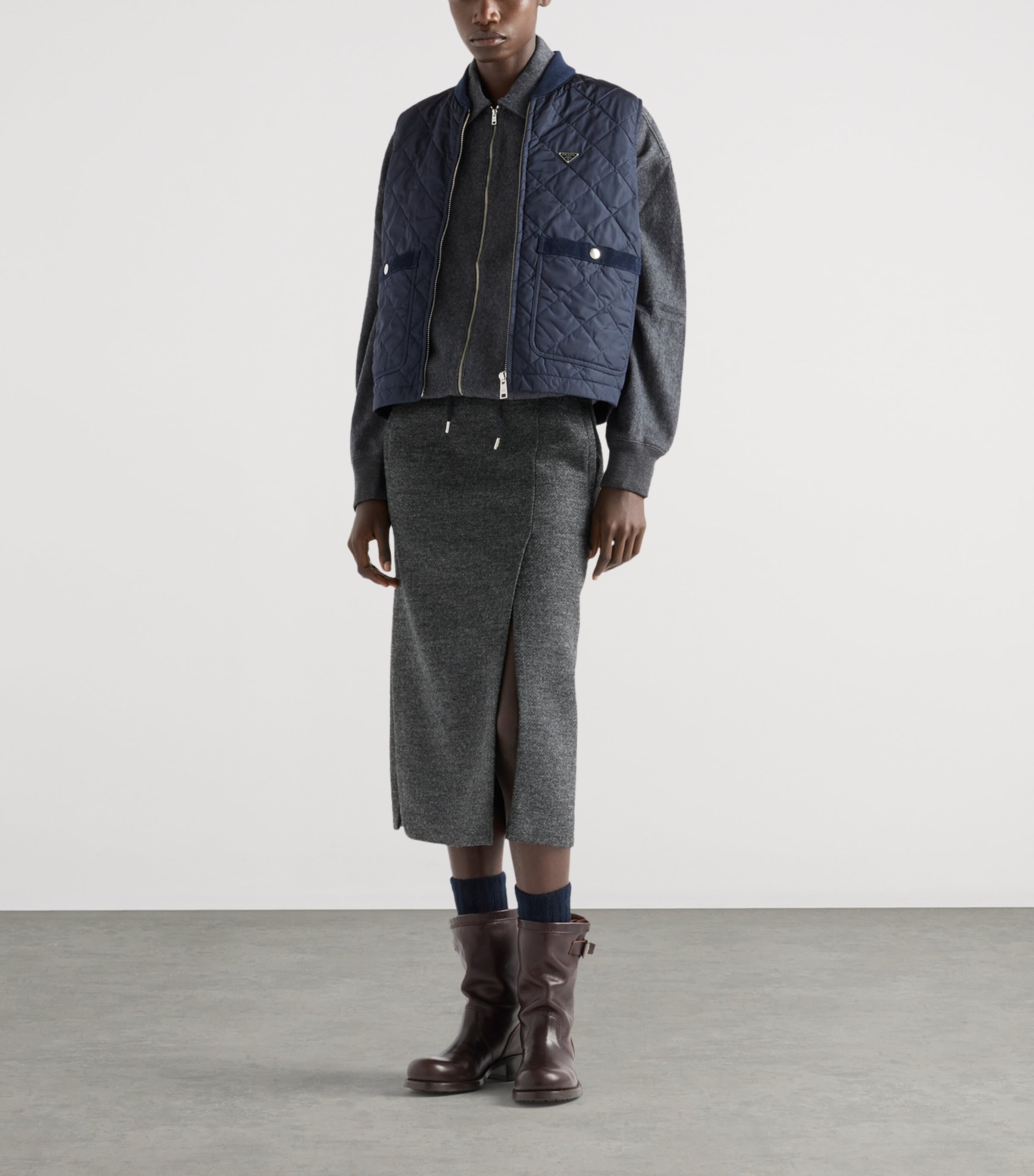 Re-Nylon Quilted Gilet F0AIN Image 2