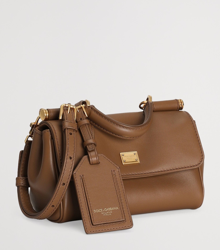 Plongé Calfskin My Sicily Cross-Body Bag 8Z093-CARAMELLO Image 5