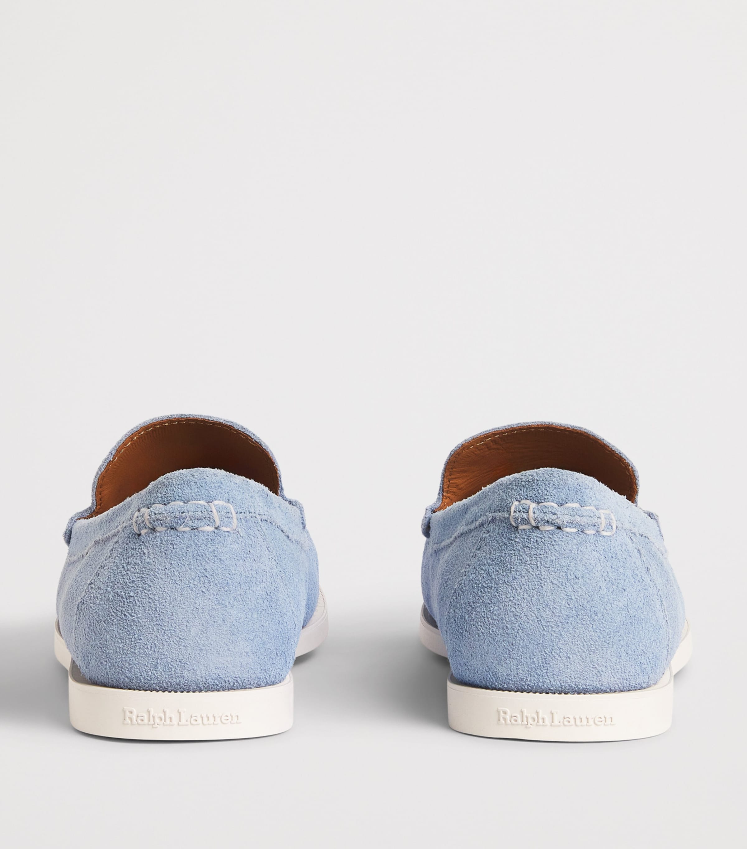 Polo Ralph Lauren Suede Merton Loafers Channel Blue Image 5