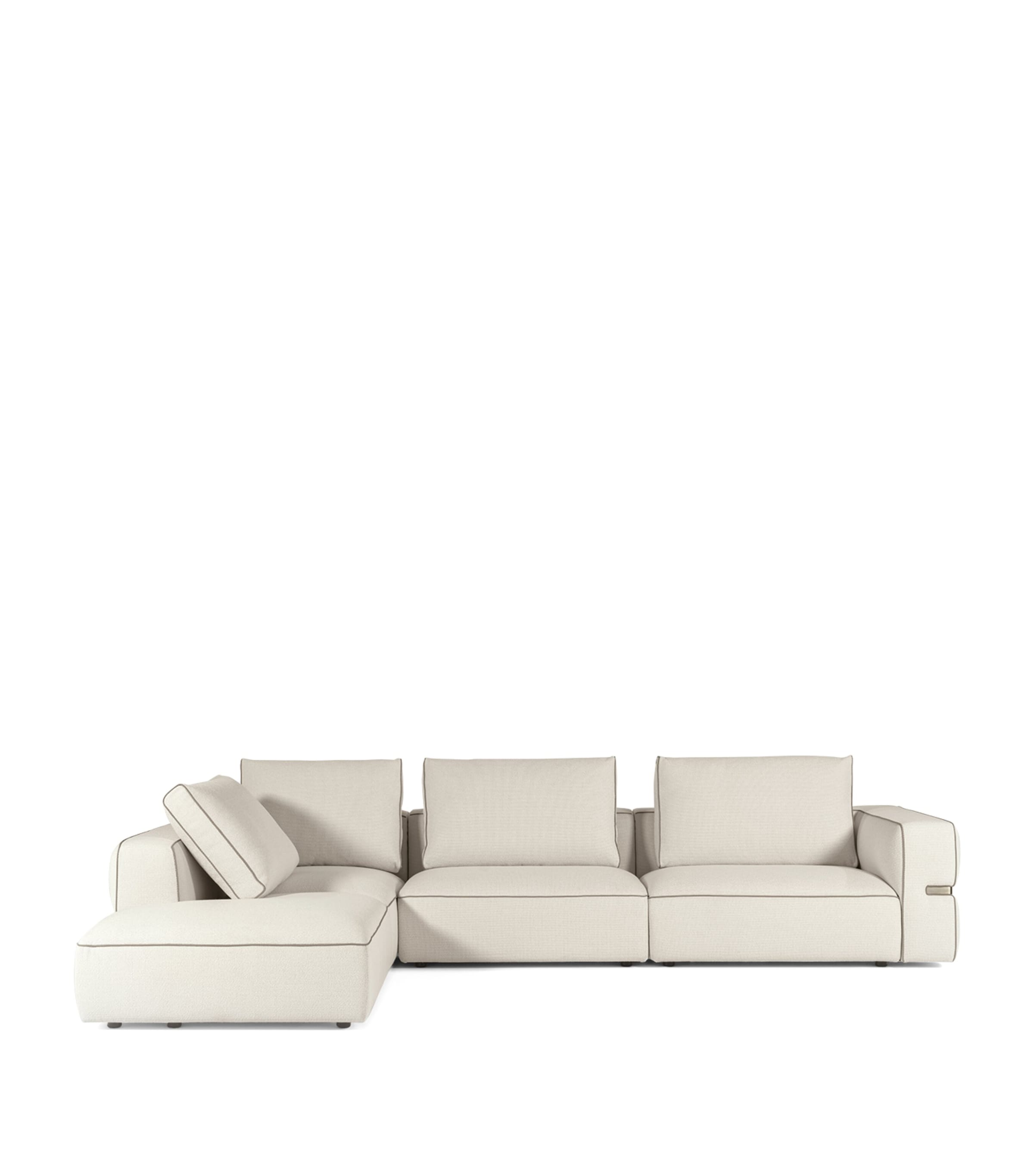Luxor Modular 4-Seater Sofa WHITE Image 1