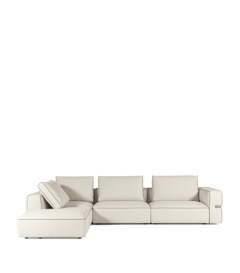 Luxor Modular 4-Seater Sofa WHITE Image 1