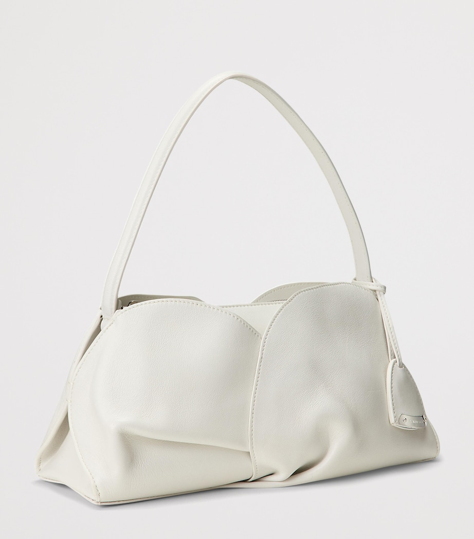 Ralph Lauren Collection Small Leather The Ralph Shoulder Bag White Image 2
