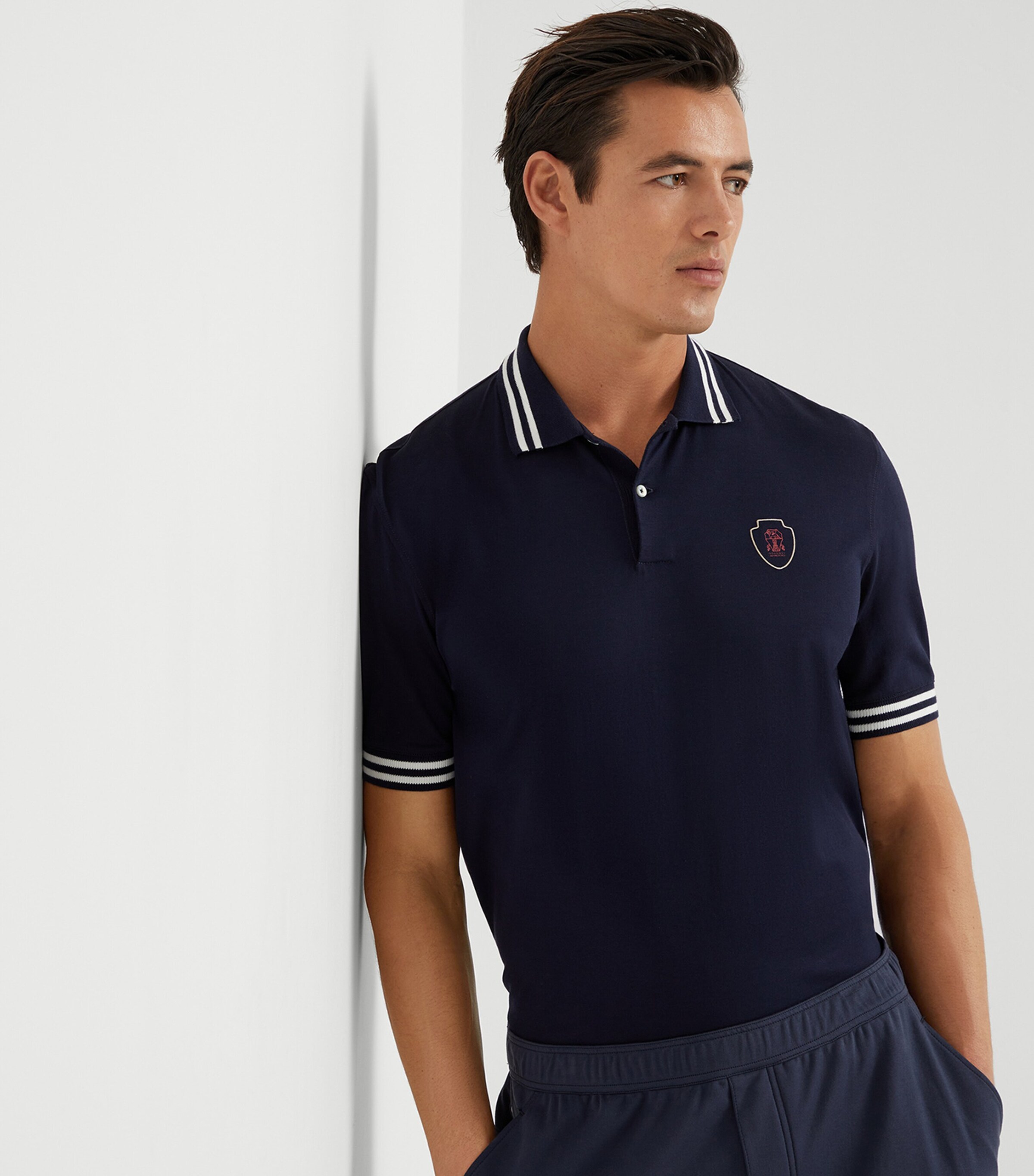 Brunello Cucinelli Cotton Jersey Polo Shirt | Harrods US