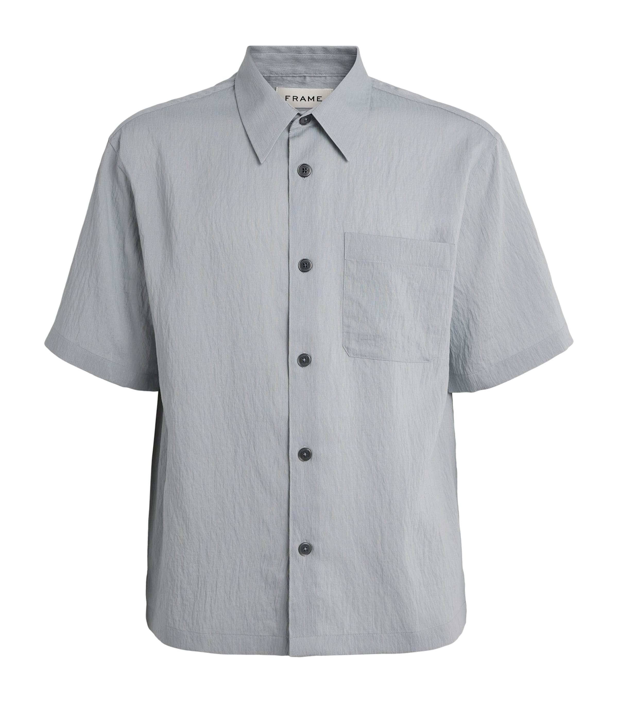 FRAME Mens Stripe Short-Sleeve Shirt Bgrs Image 1