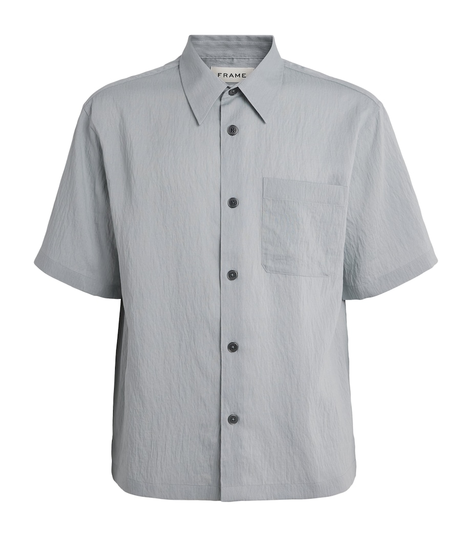 FRAME Mens Stripe Short-Sleeve Shirt Bgrs Image 1