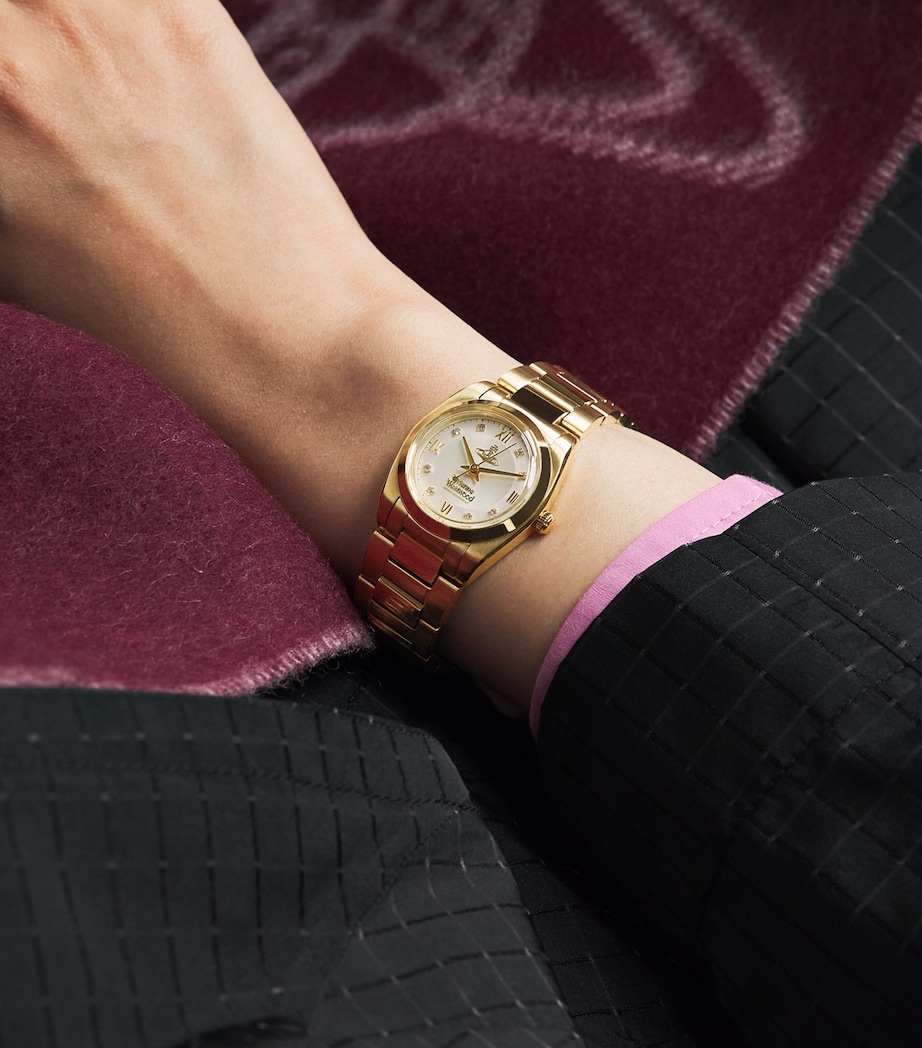 Vivienne Westwood Stainless Steel Tavistock Watch 28mm Gold Image 2