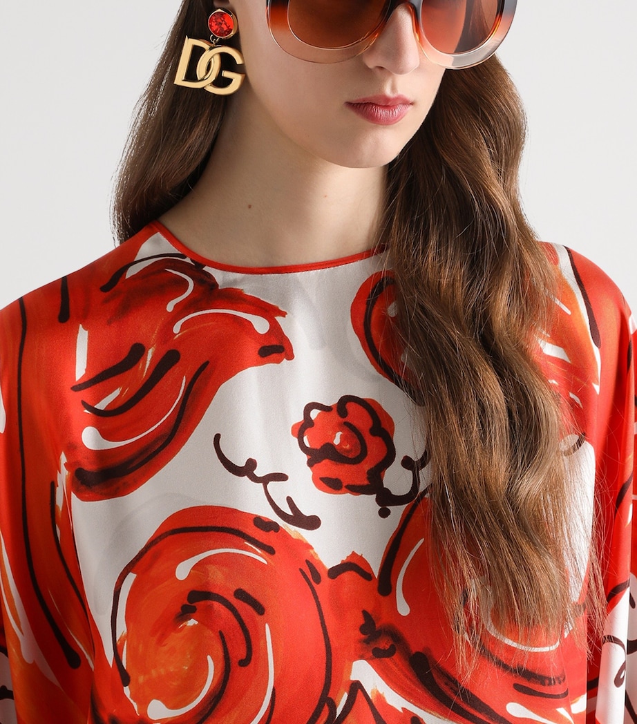 Dolce&Gabbana D&G Logo Earrings Arancione Image 2
