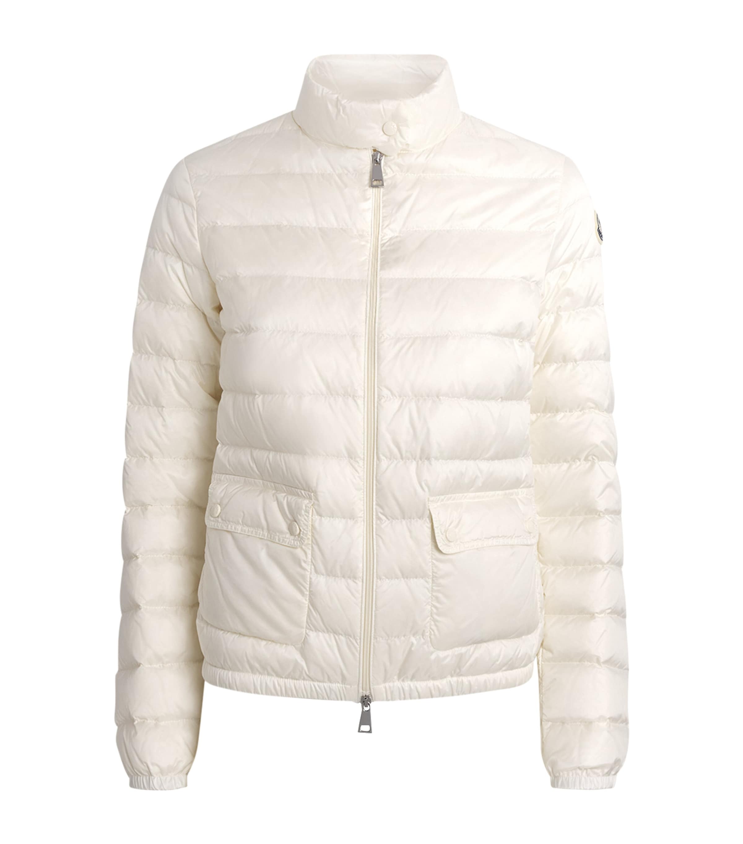 Moncler Down-filled Lans Puffer Jacket In White