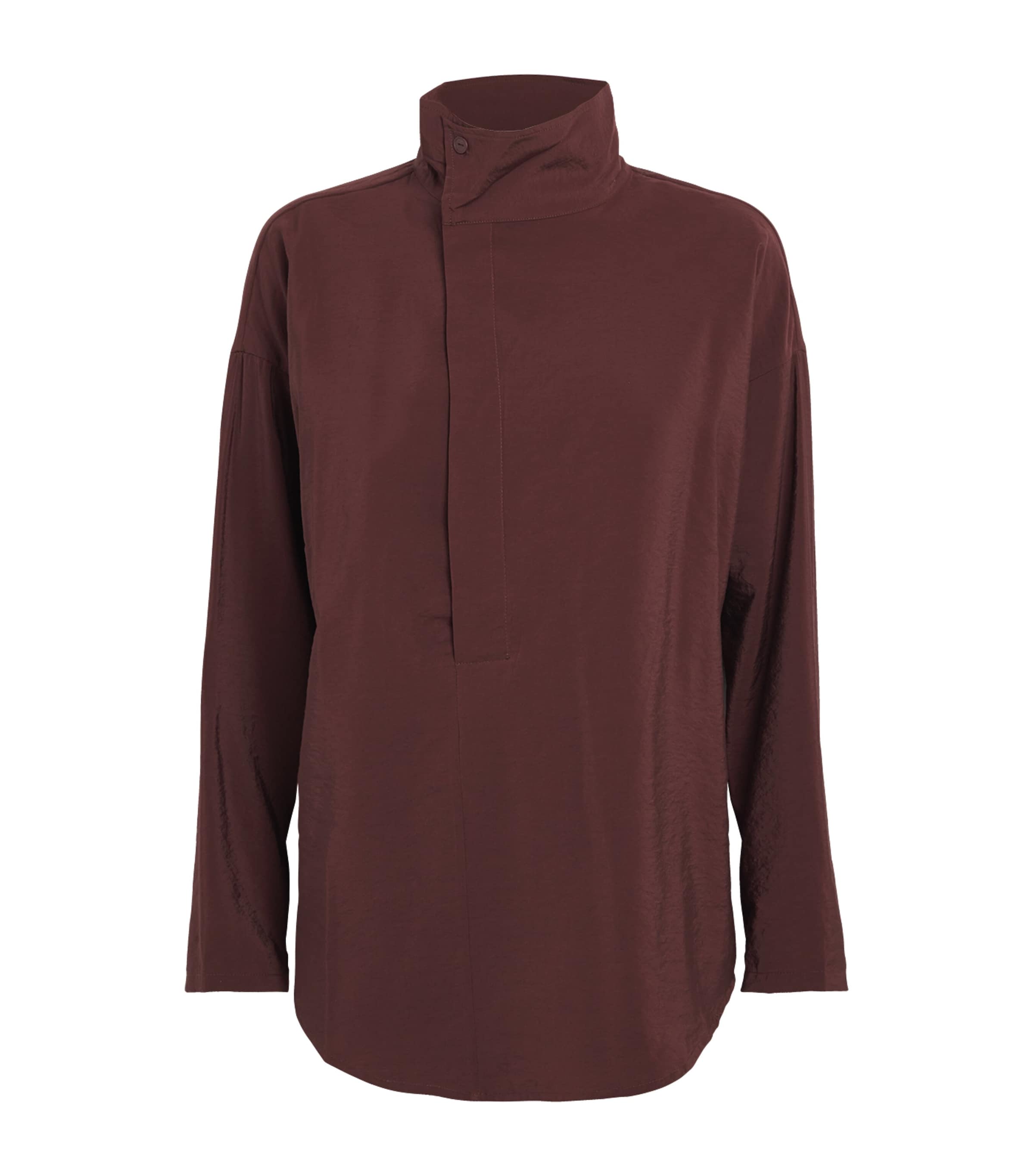 Palmer Harding Asymmetric Placket Sanctuary Shirt In Gold