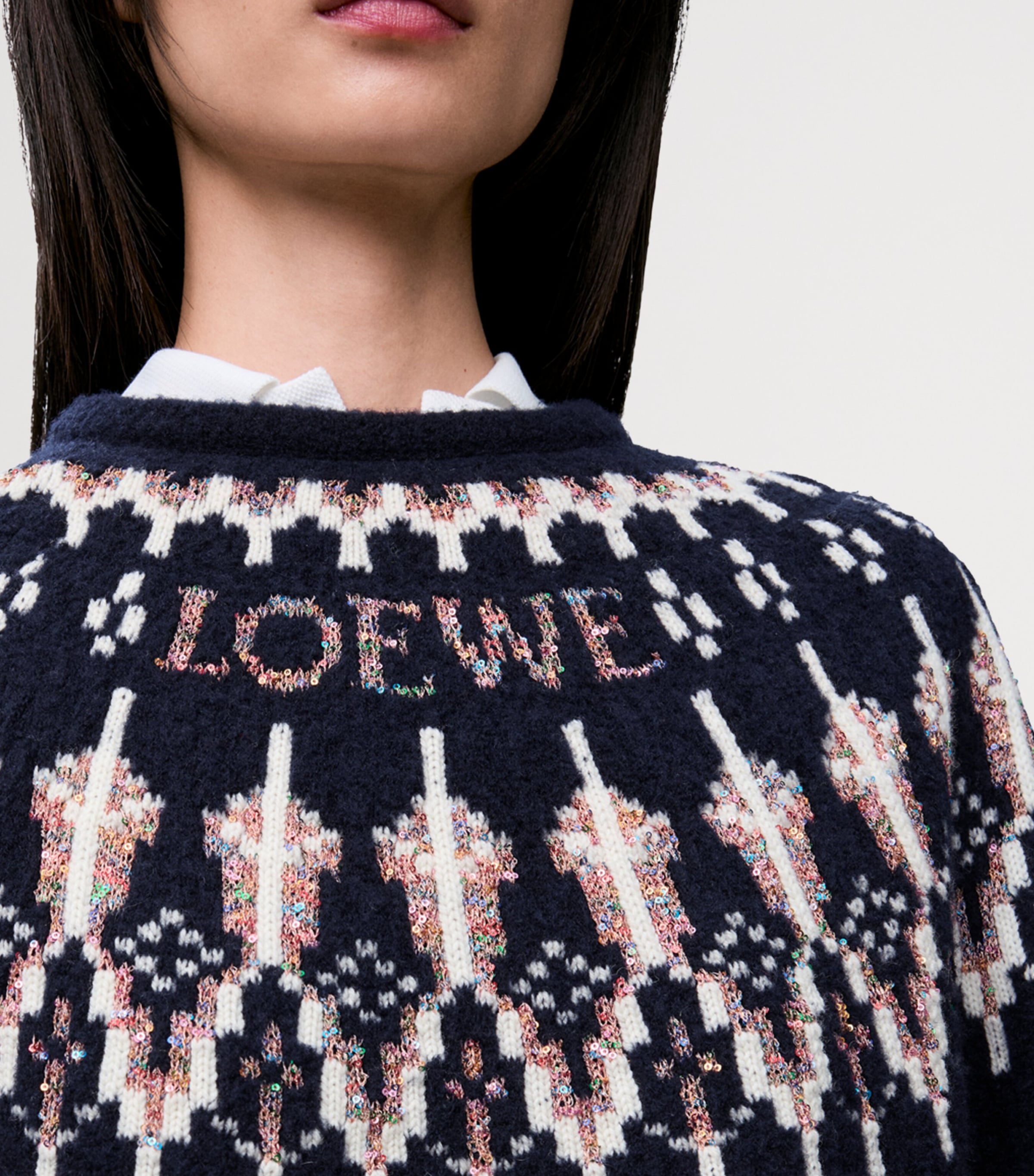 Wool-Blend Fair Isle Sweater NAVY/MULTICOLOR Image 5