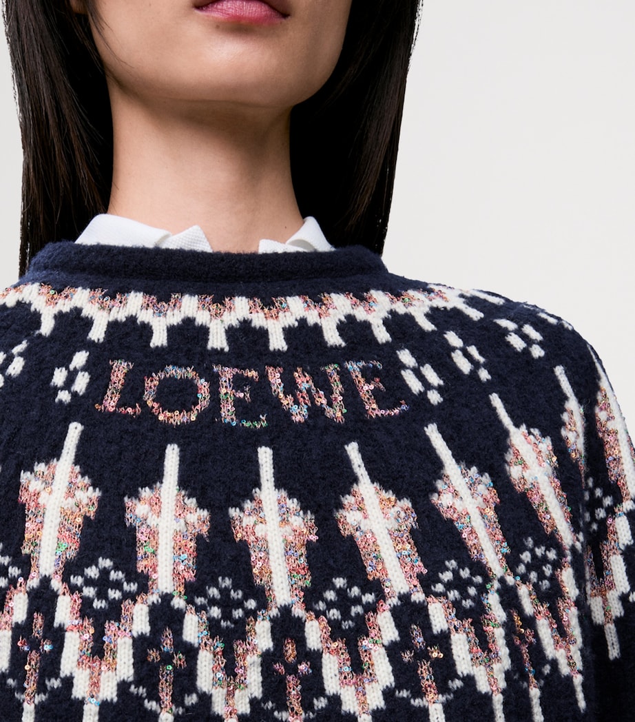 Wool-Blend Fair Isle Sweater NAVY/MULTICOLOR Image 5