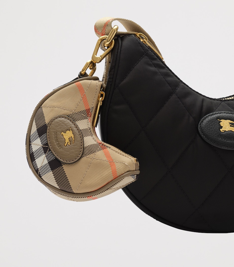 Burberry Horseshoe Cross-Body Bag Charm Sand Image 3
